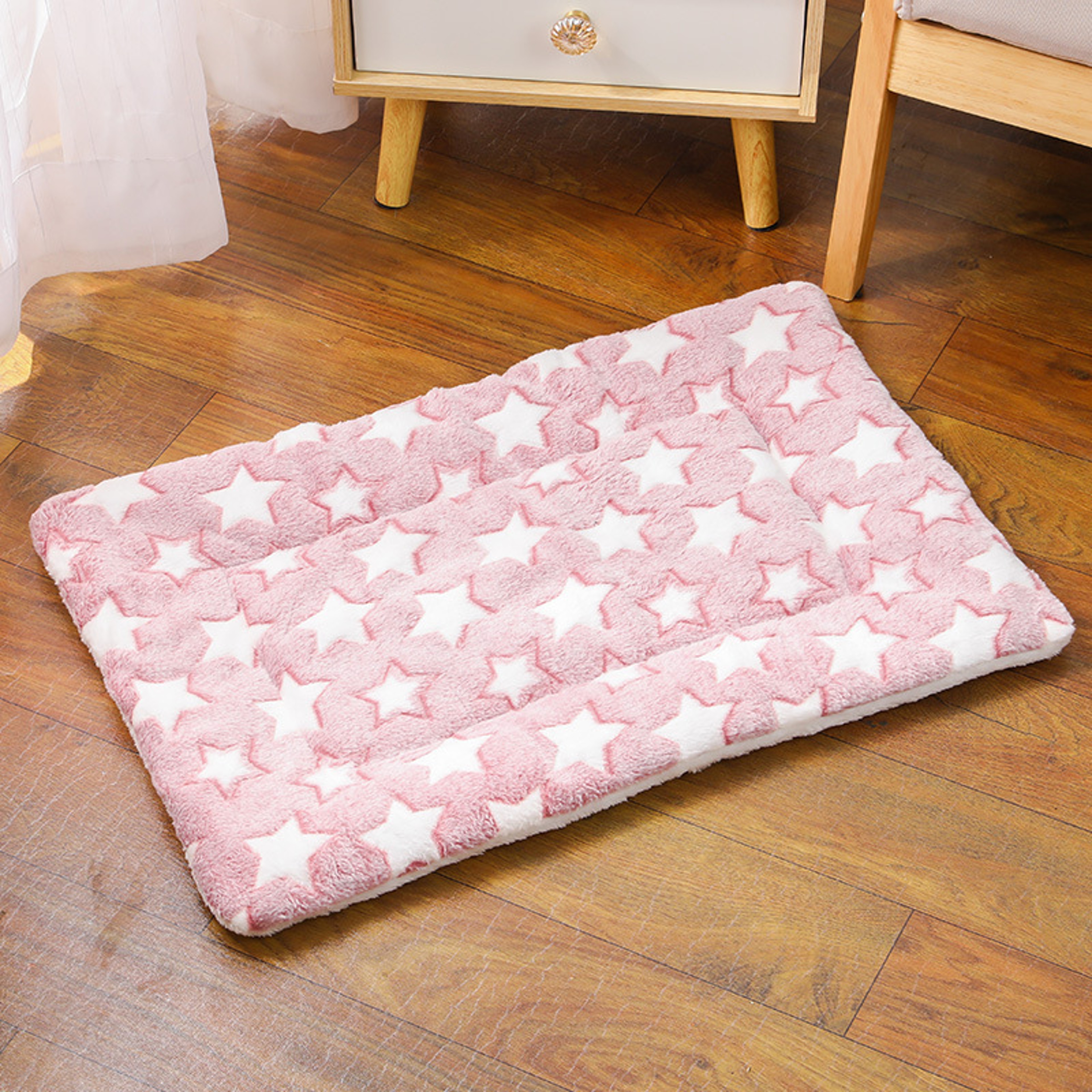 Cozy Plush Cat Bed  Pet Sleeping Mat For Cats Puppies  Small Dogs 9