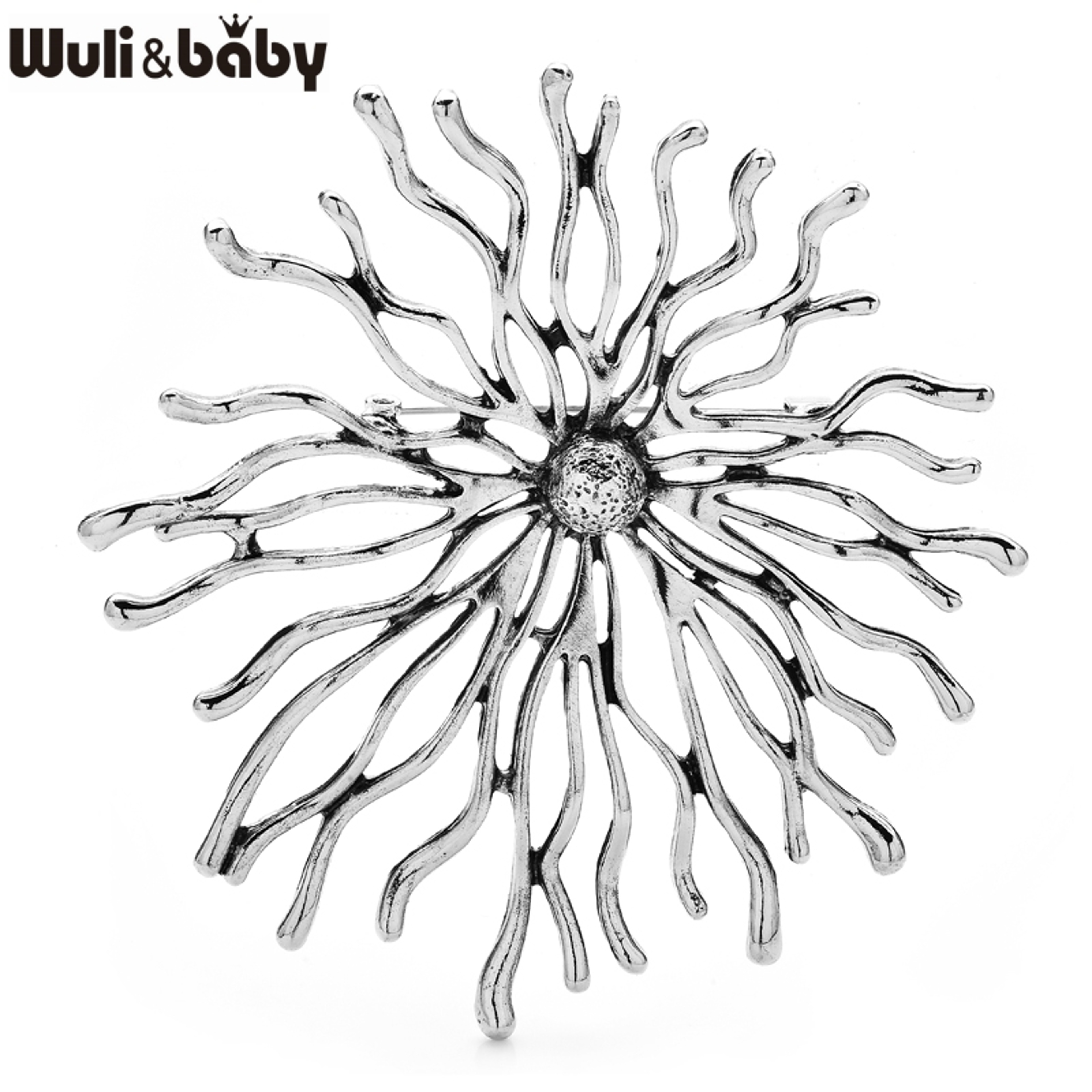 Vintage Sunshine Sun Brooch Metal Vintage Brooch Pin For Women  Men 3