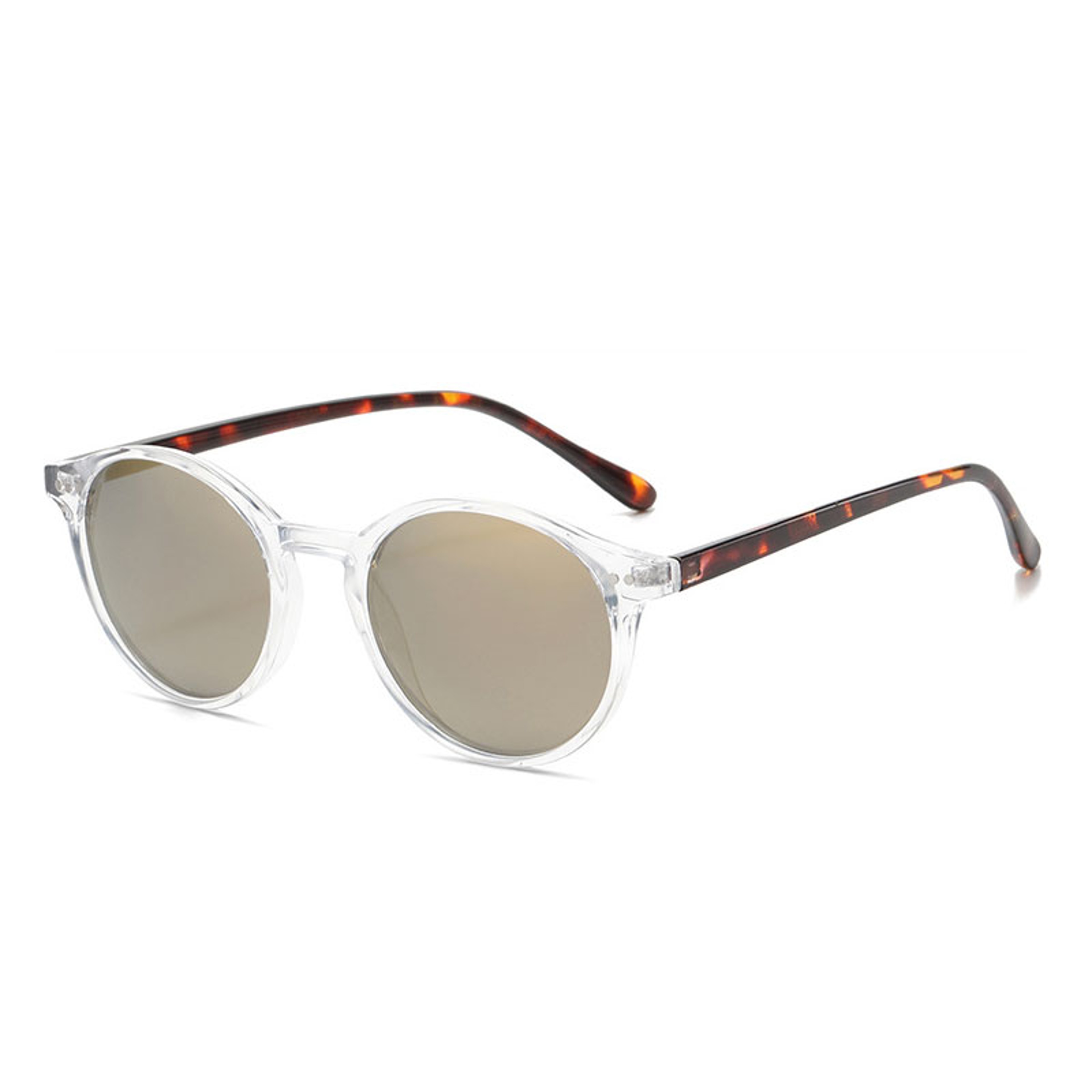 Classic Polarized Sunglasses With Round Leopard Frame For Men  Women 4