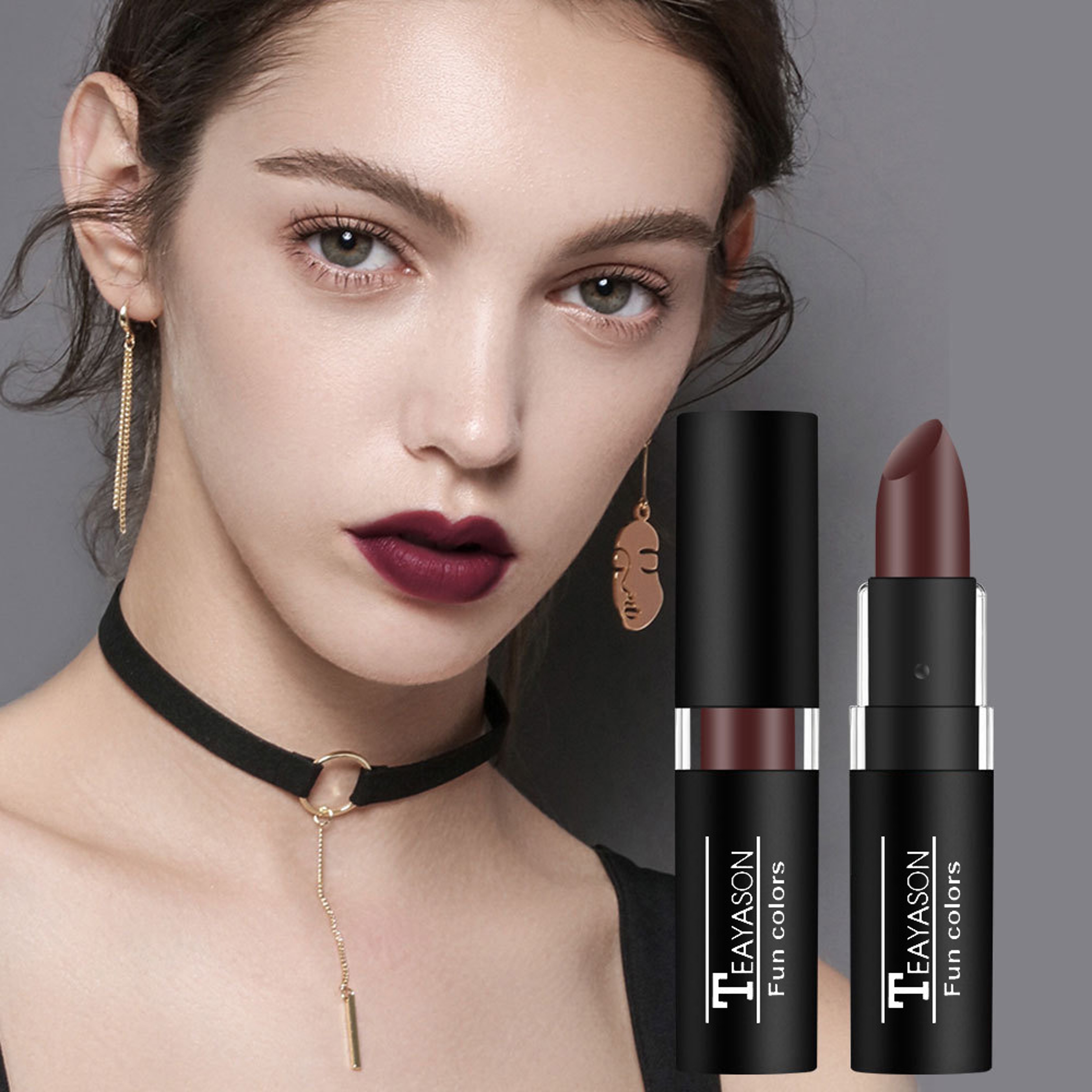 Shades Matte Lipstick Set Waterproof Long Lasting Bold Lip Color Collection 2