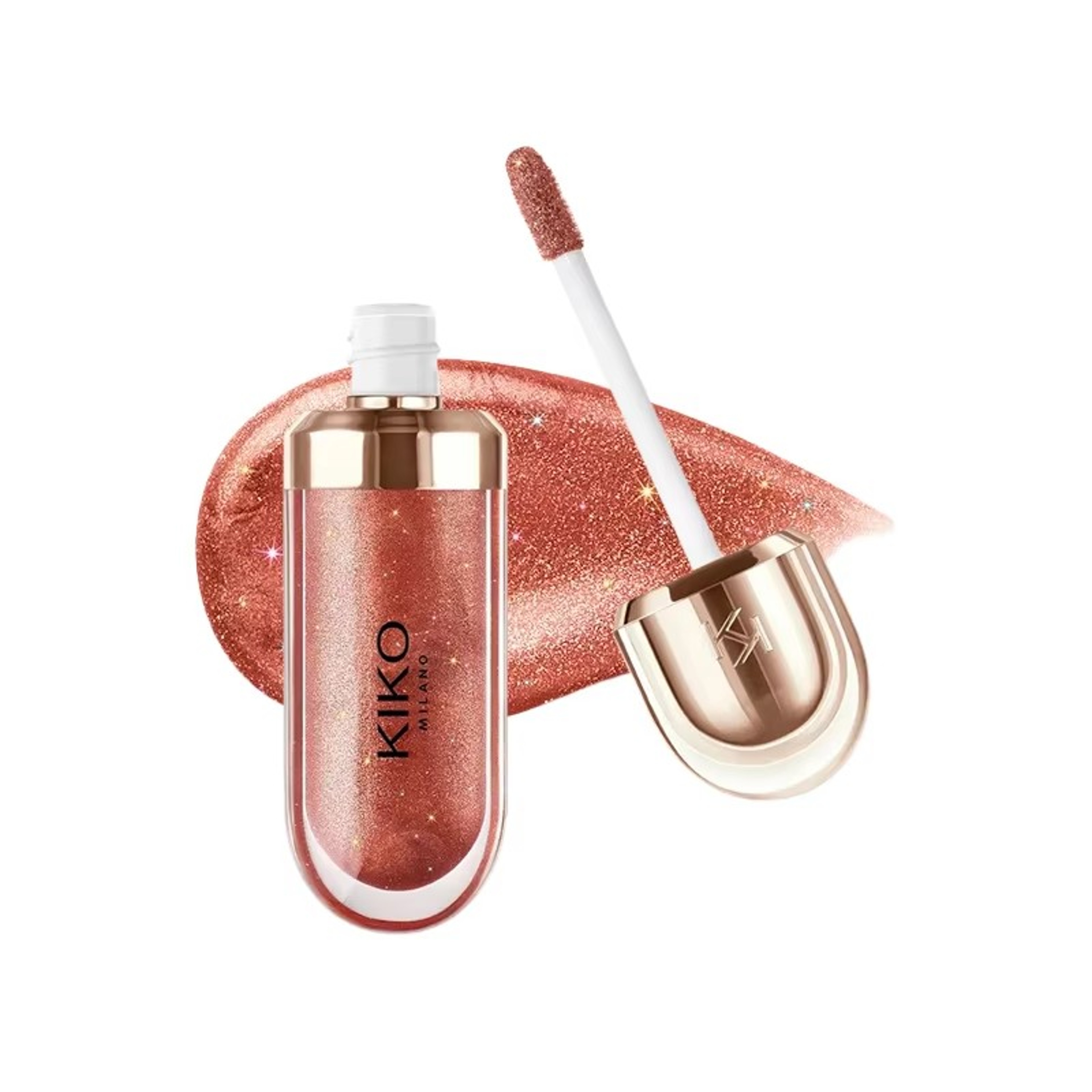 KIKO Liquid Lip Glaze Mirror Shine Lip Gloss For Soft Nourished  Full Looking Lips 4
