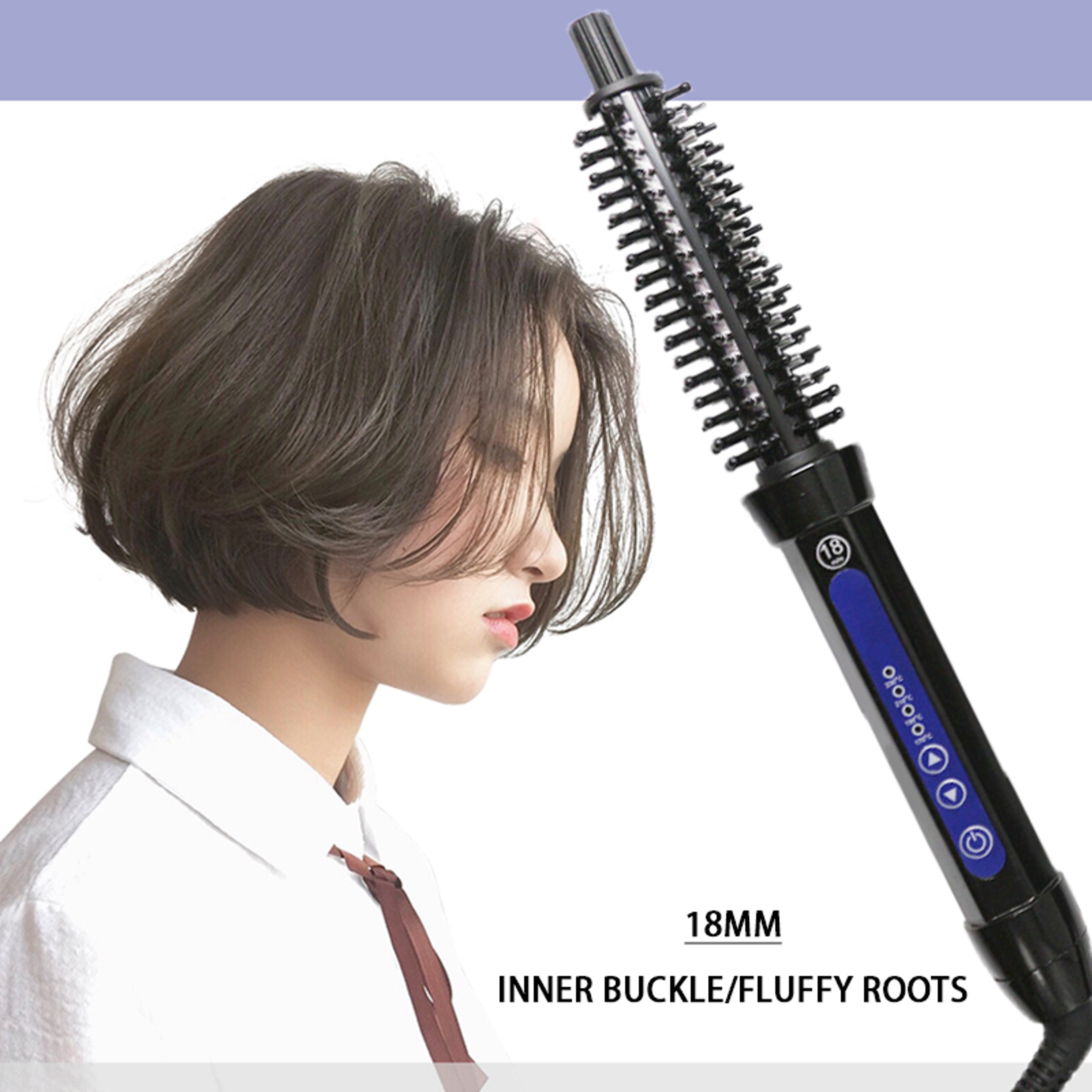 Hair Curler  Ceramic Hot Comb Brush Professional Hair Styling Tool 1