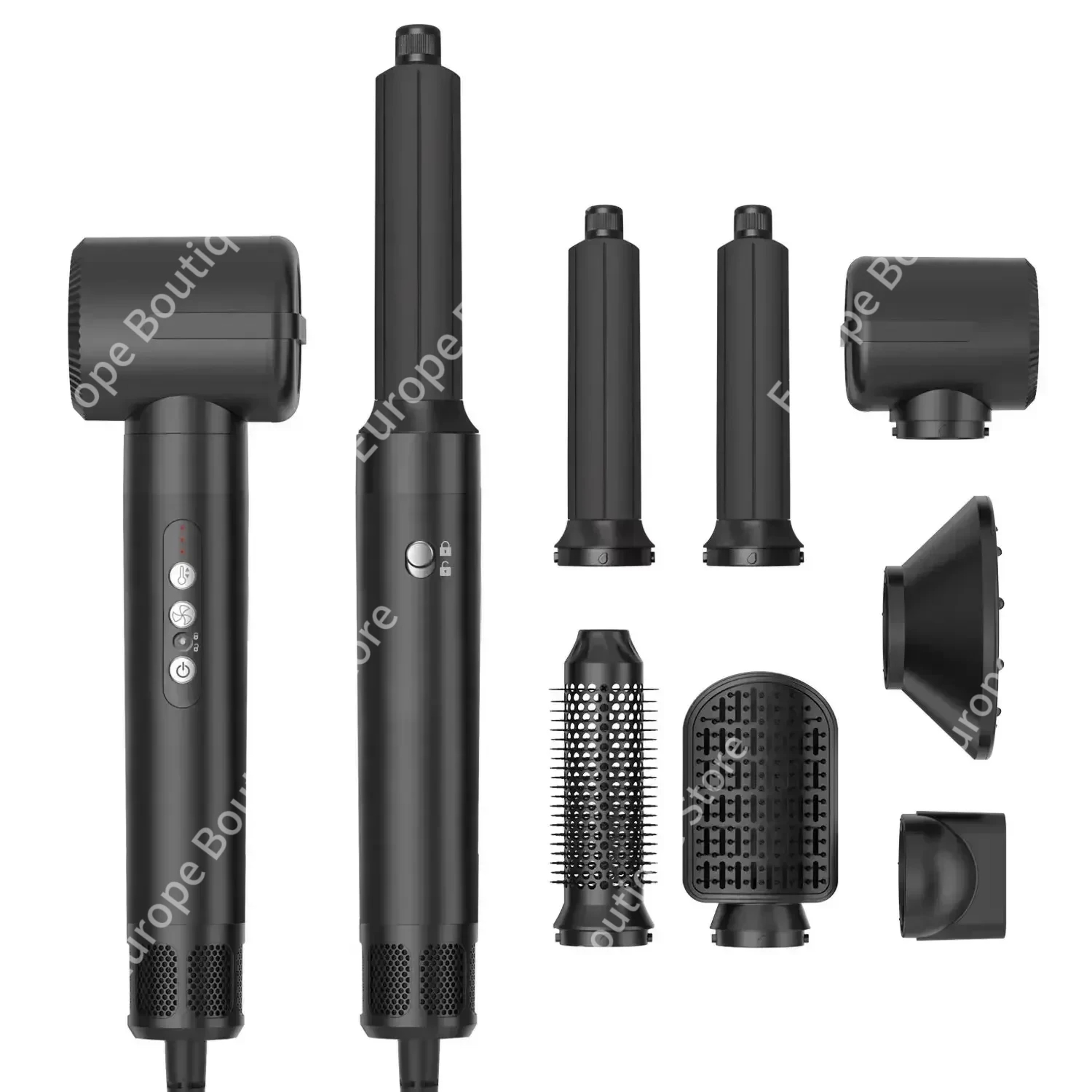 Hair Dryer Brush with Ionic Hair Dryer and Auto Hair Curler for Fast Salon Styling – view 8