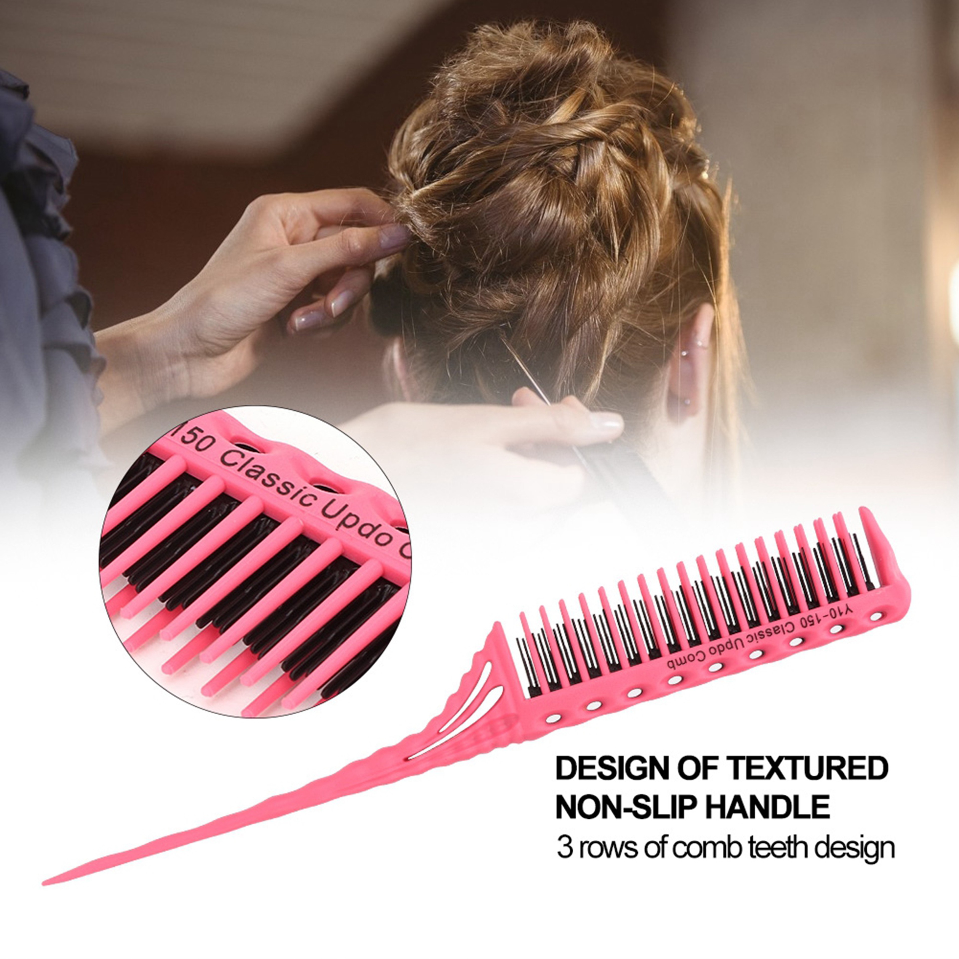 Professional Hair Styling Comb Lightweight Salon Modeling Comb For Precision Styling 2