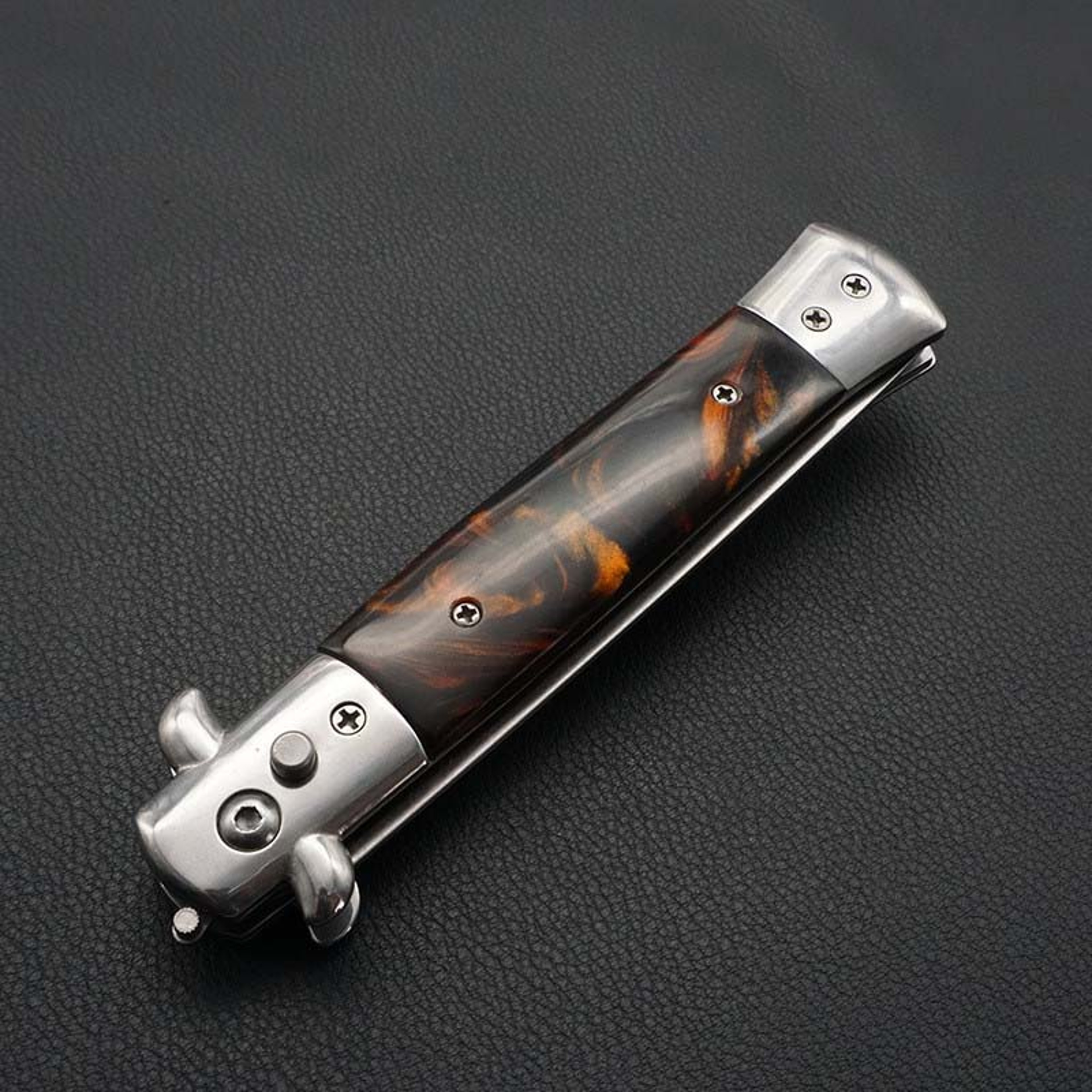 Stainless Steel Butterfly Comb Foldable Pocket Barber Comb For Hair Styling 4