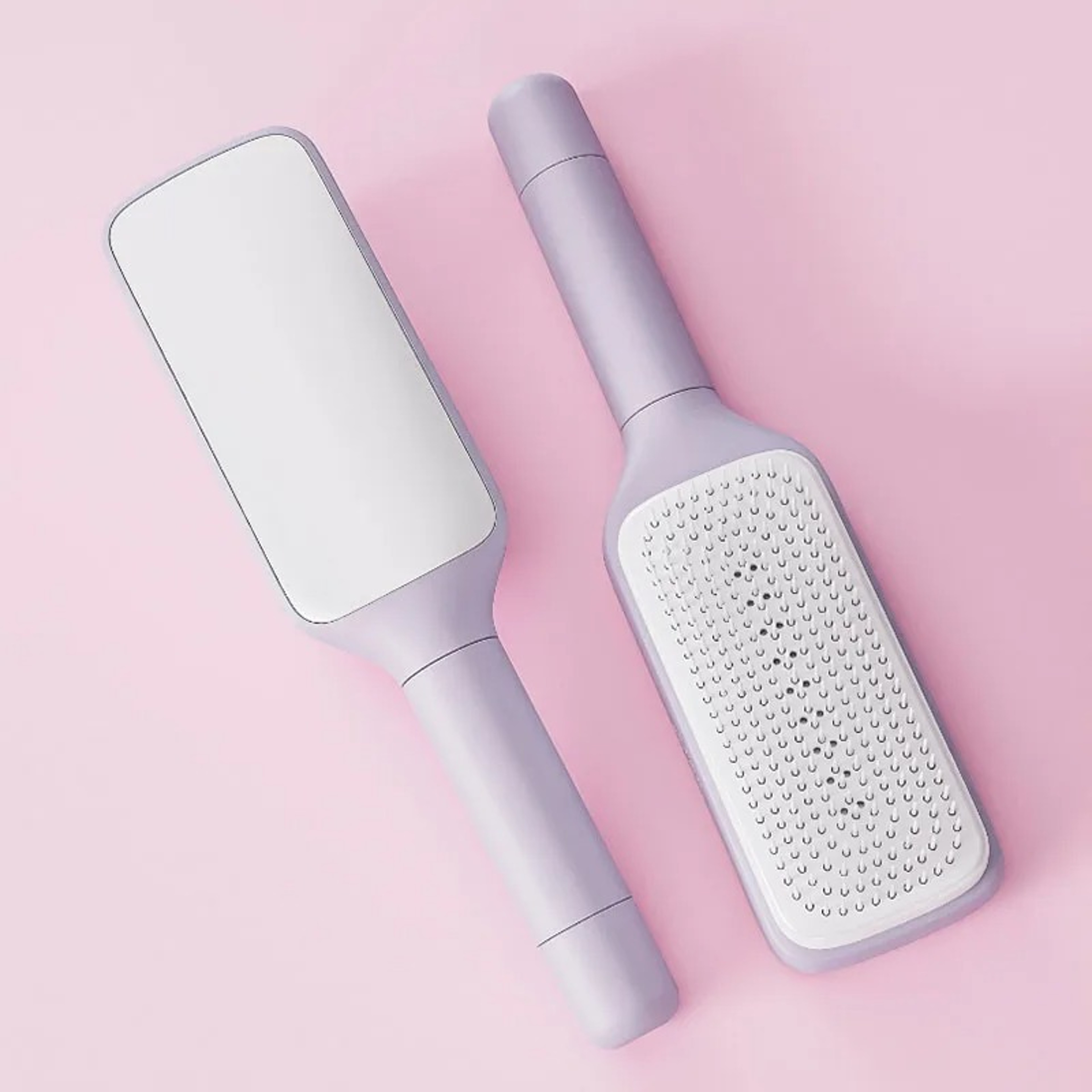 Self Cleaning Hair Brush With Rotating Scalp Massage Air Cushion For Smooth Detangling 4