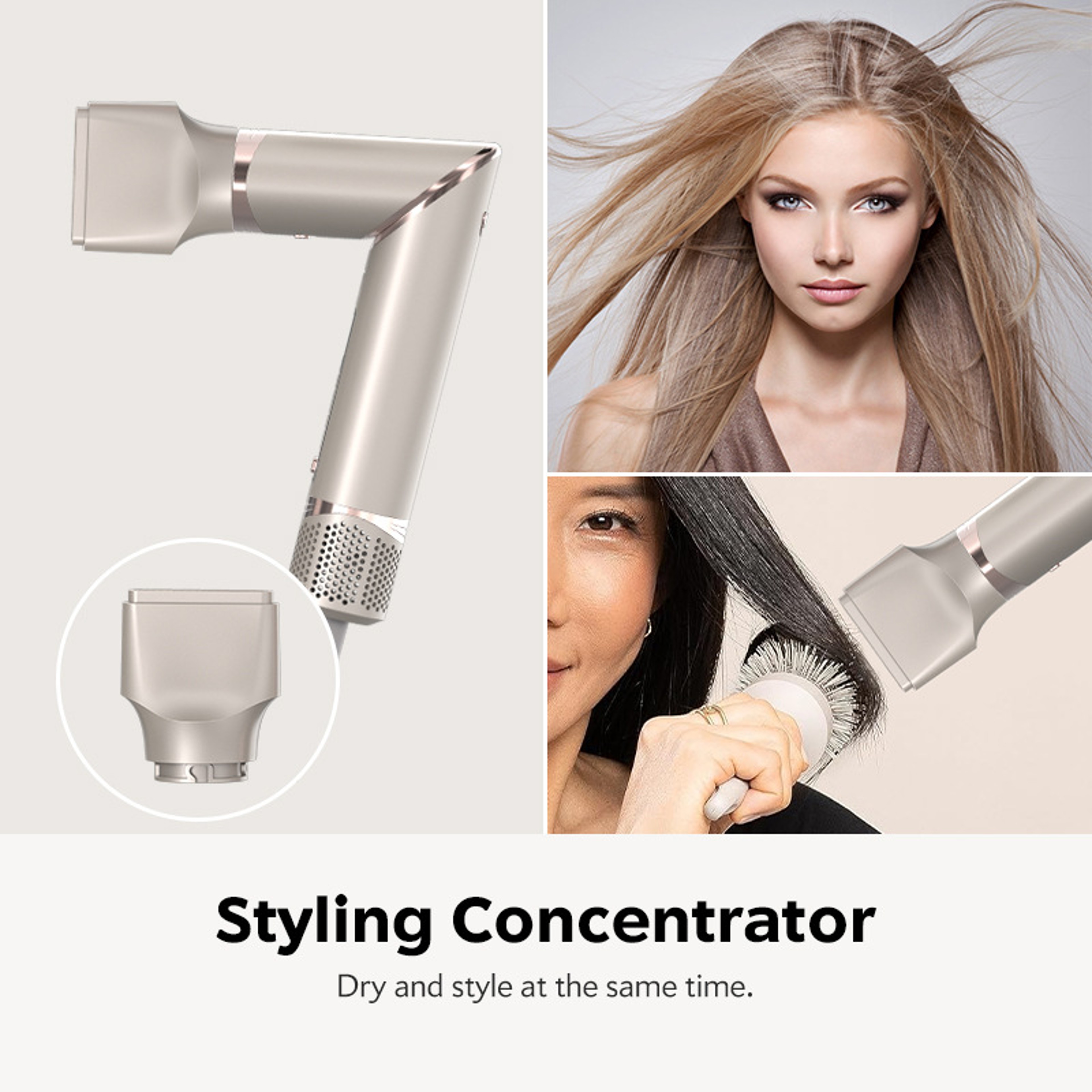 TINSOL Hair Styler & Hair Dryer Brush Multi Function Air Styling Tool Set – view 5