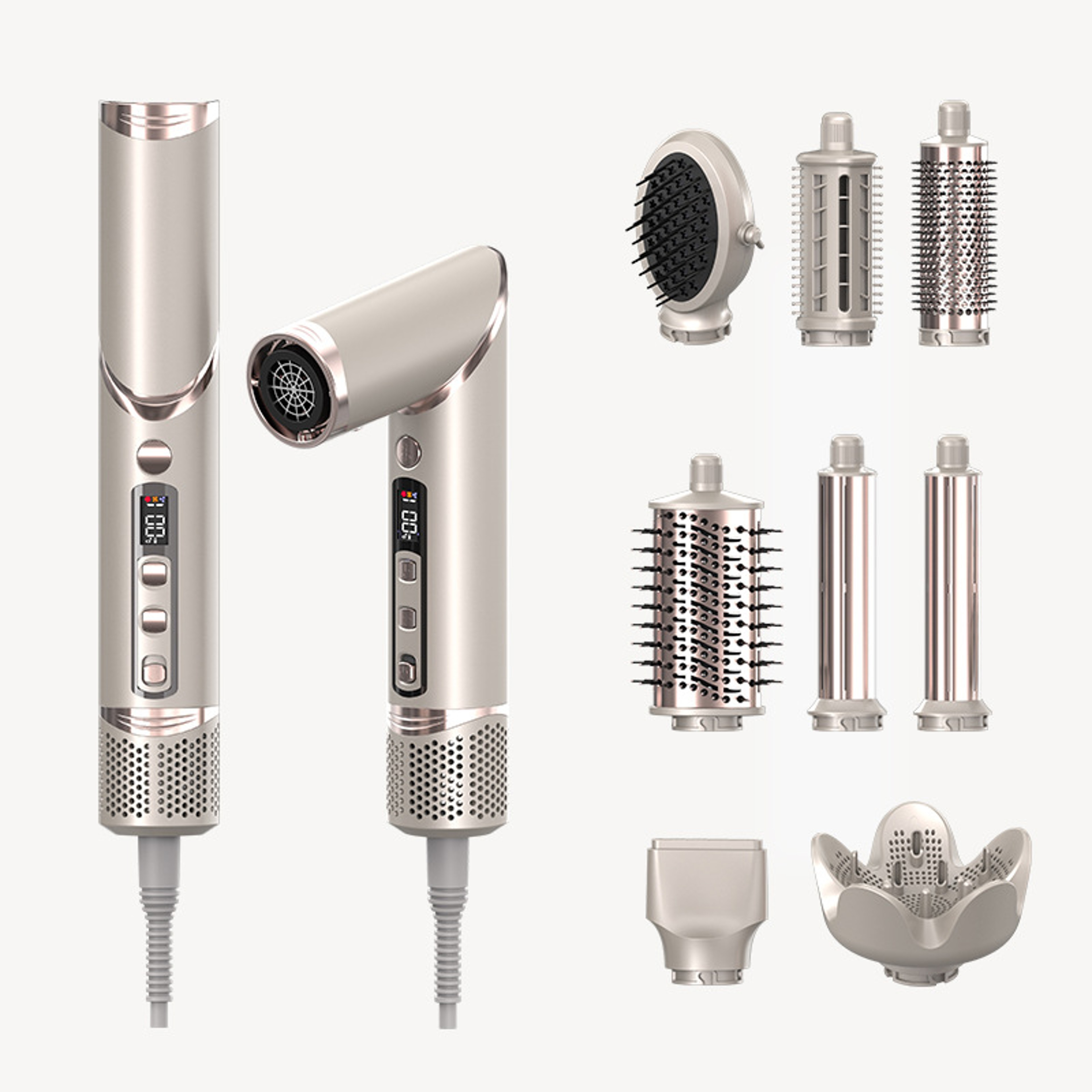 TINSOL Hair Styler & Hair Dryer Brush Multi Function Air Styling Tool Set – view 7