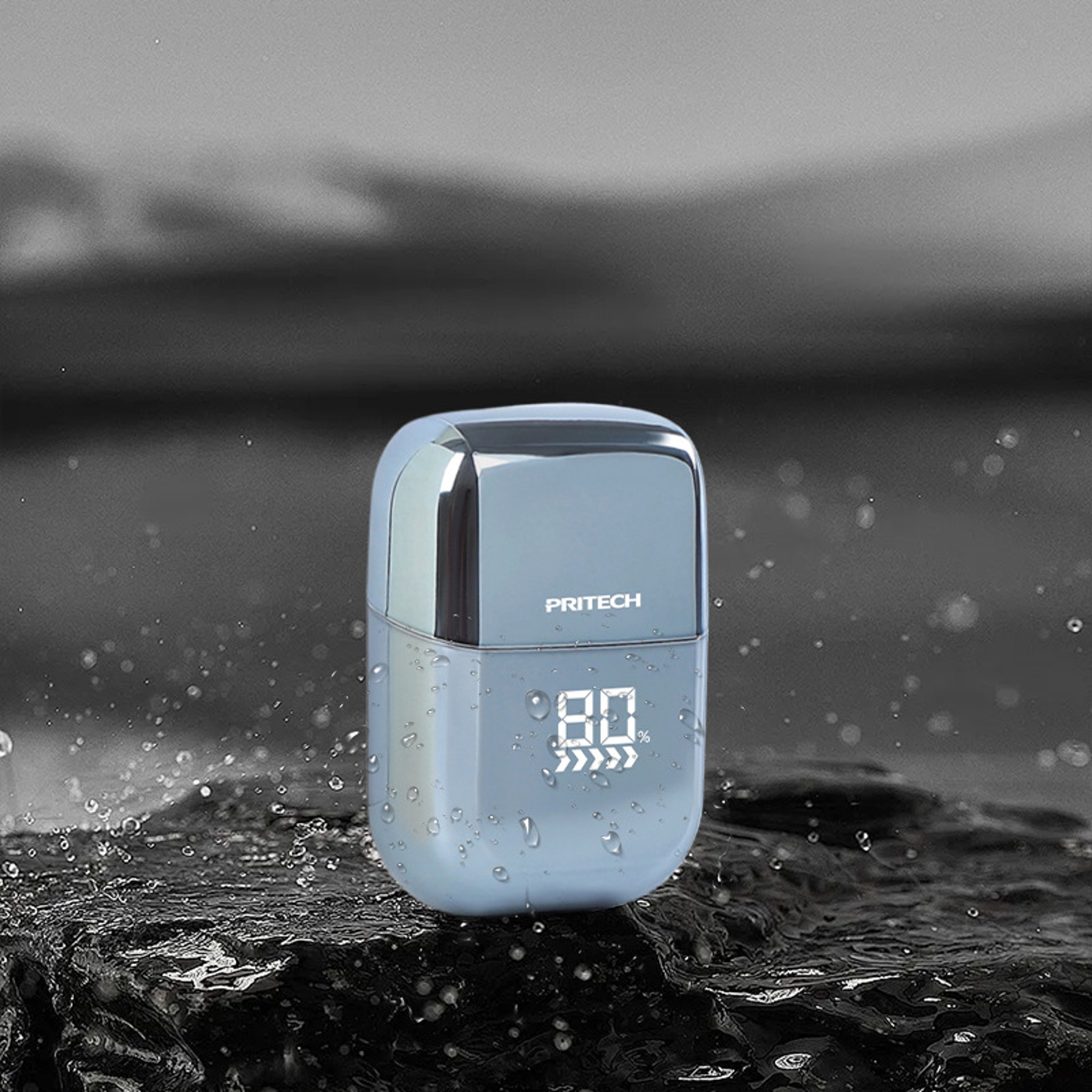 Mini Electric Shaver Portable USB C Rechargeable Travel Razor With Digital Display 0