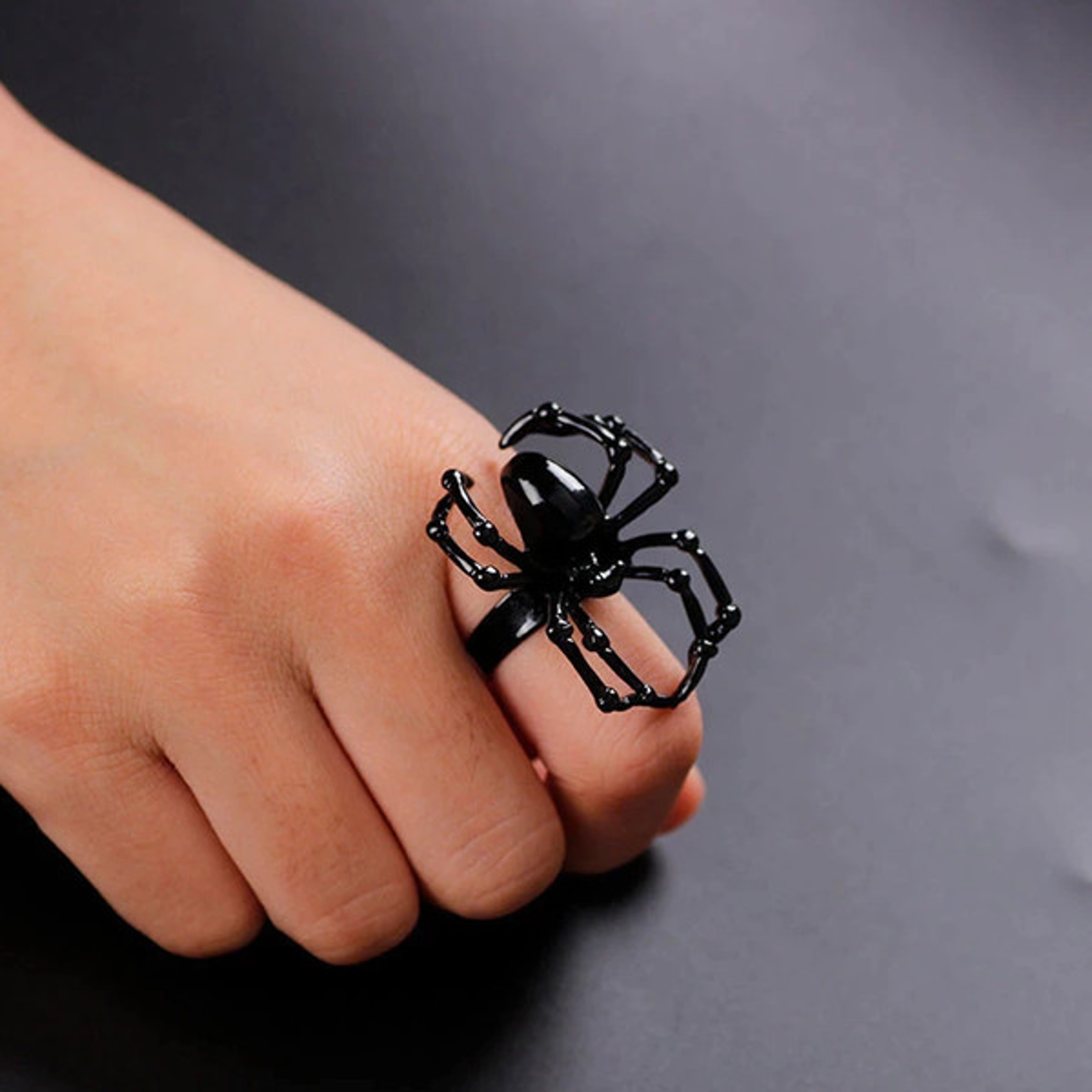 Creepy Halloween Spider Rings – view 4