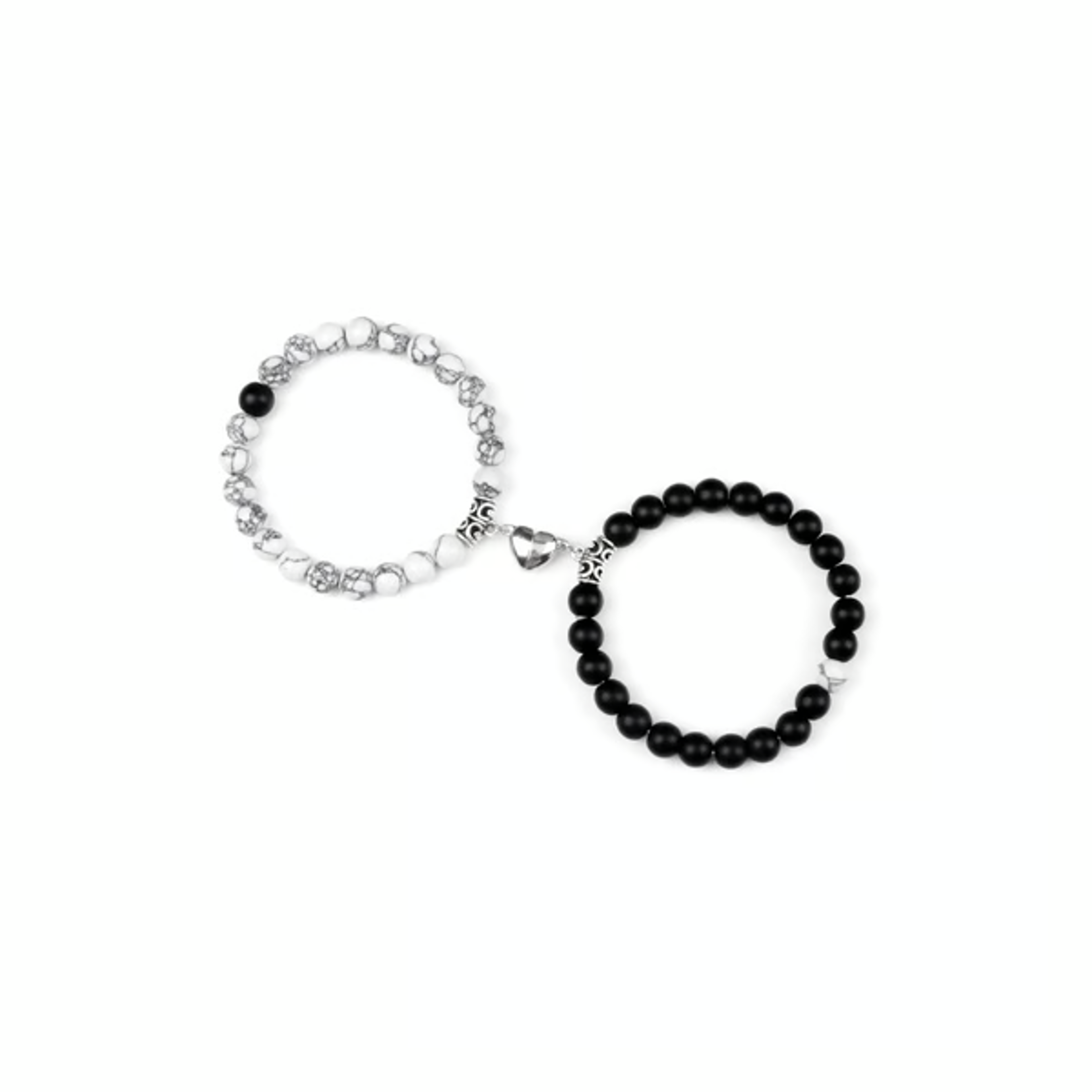 Heart Magnetic Bracelets For Couples – view 4
