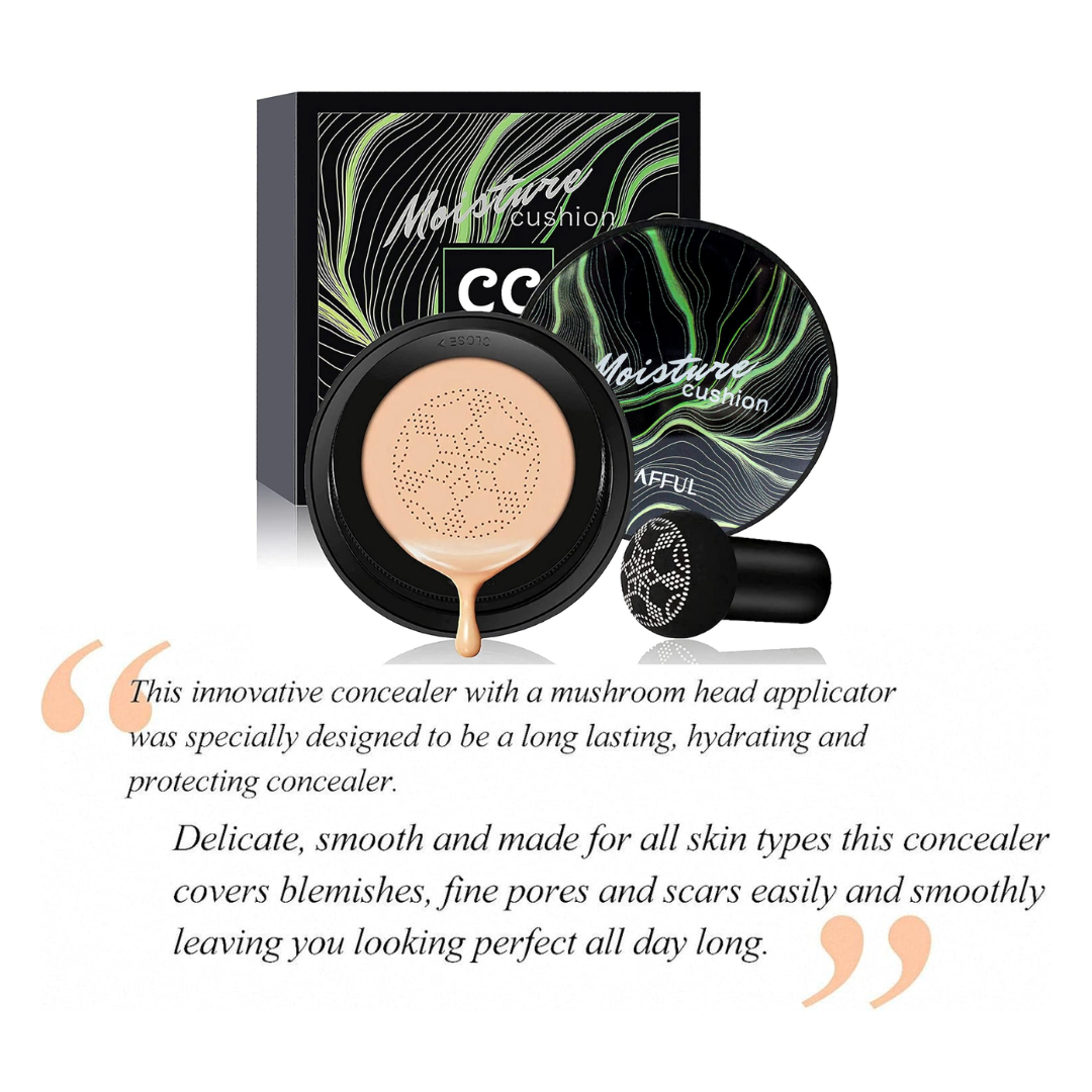 Air Cushion CC Cream – Natural, Moisturizing Foundation & Concealer – view 4
