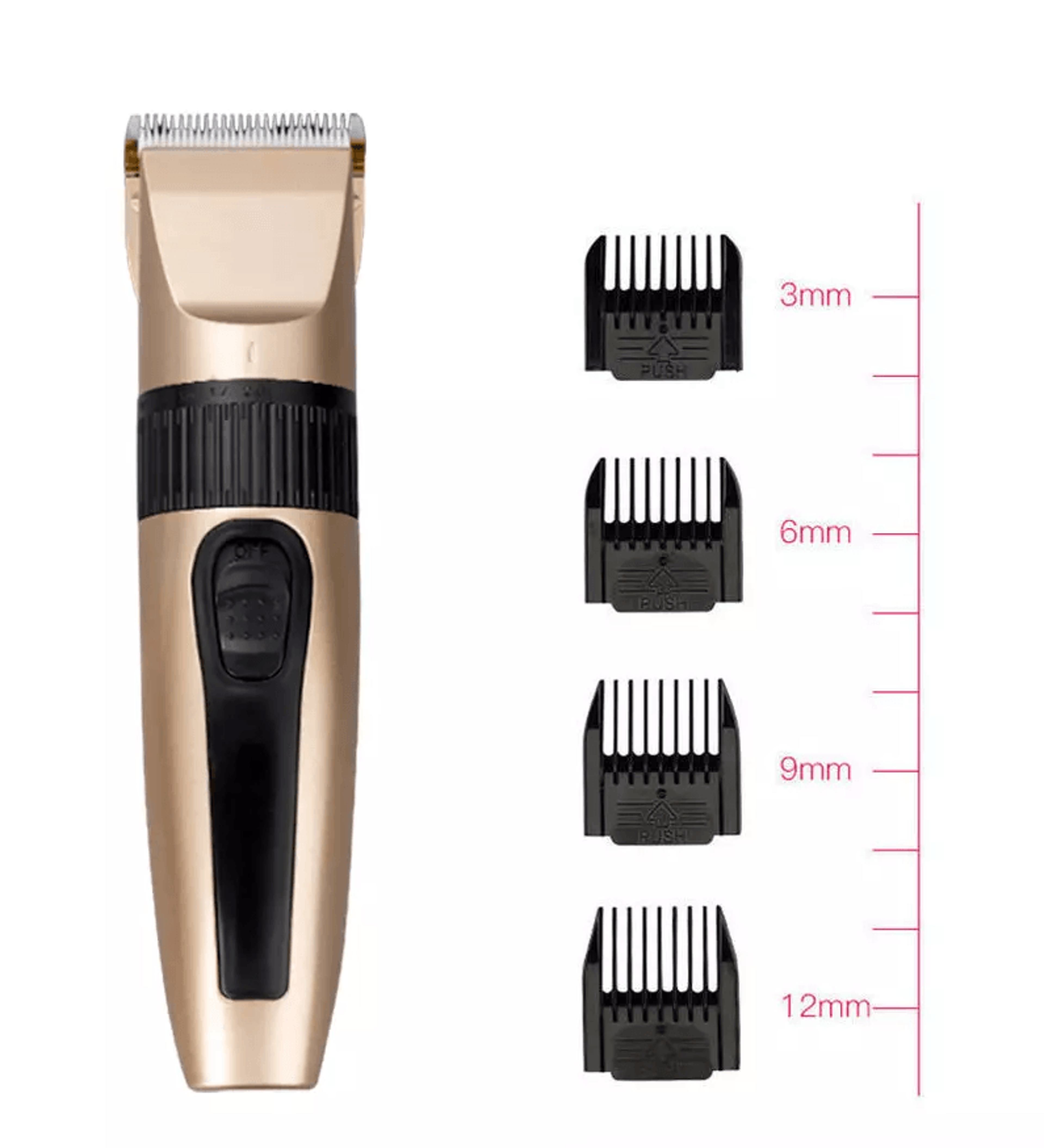 Professional Cordless Hair Clippers  Trimmer Kit For Men Barber Grade Hair Cutting Machine 3