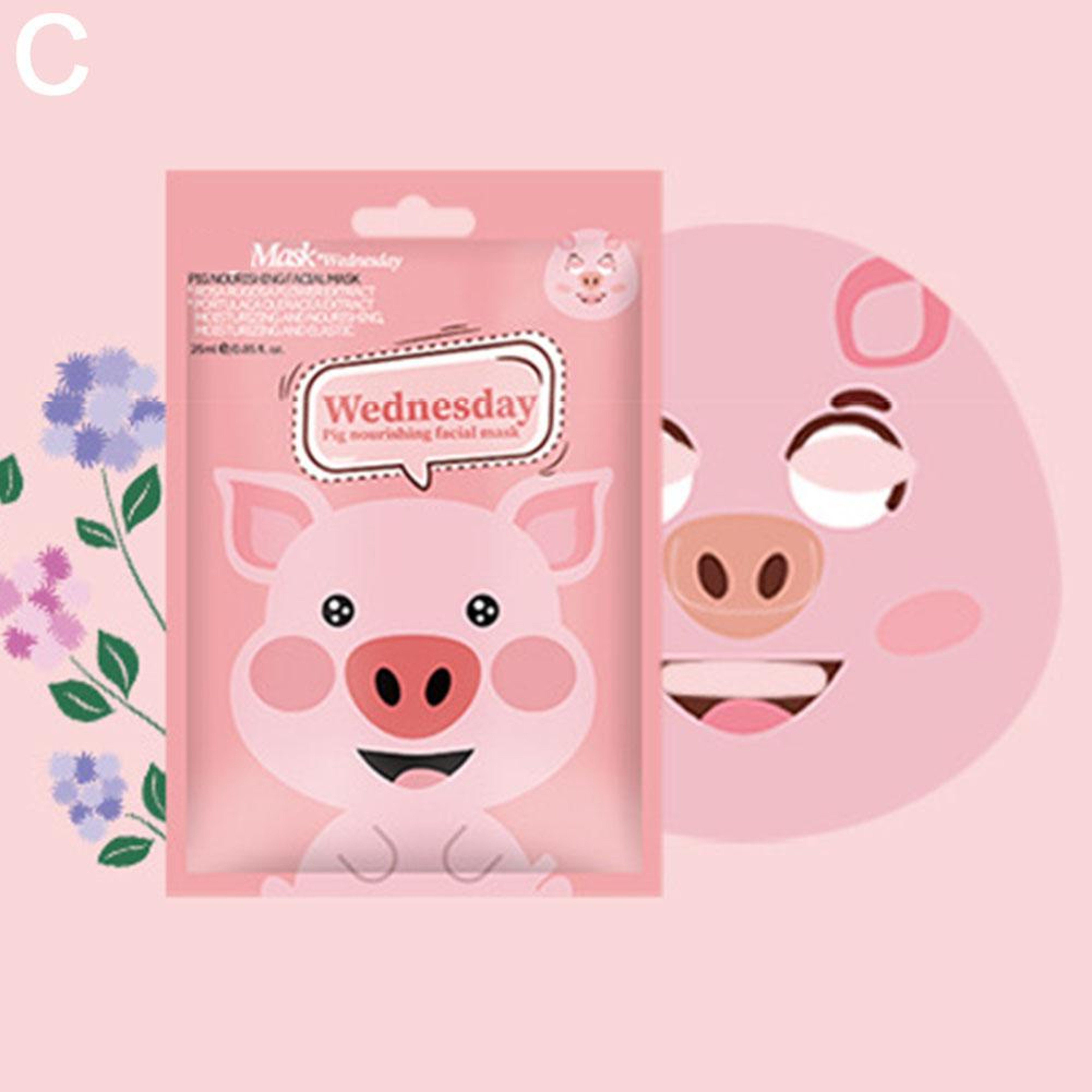 Cute Cartoon Facial Mask, Moisturizing Hydrating Mask for Deep Moisturizing Tender Skin, Animal Mask Skin Care Gift – view 12