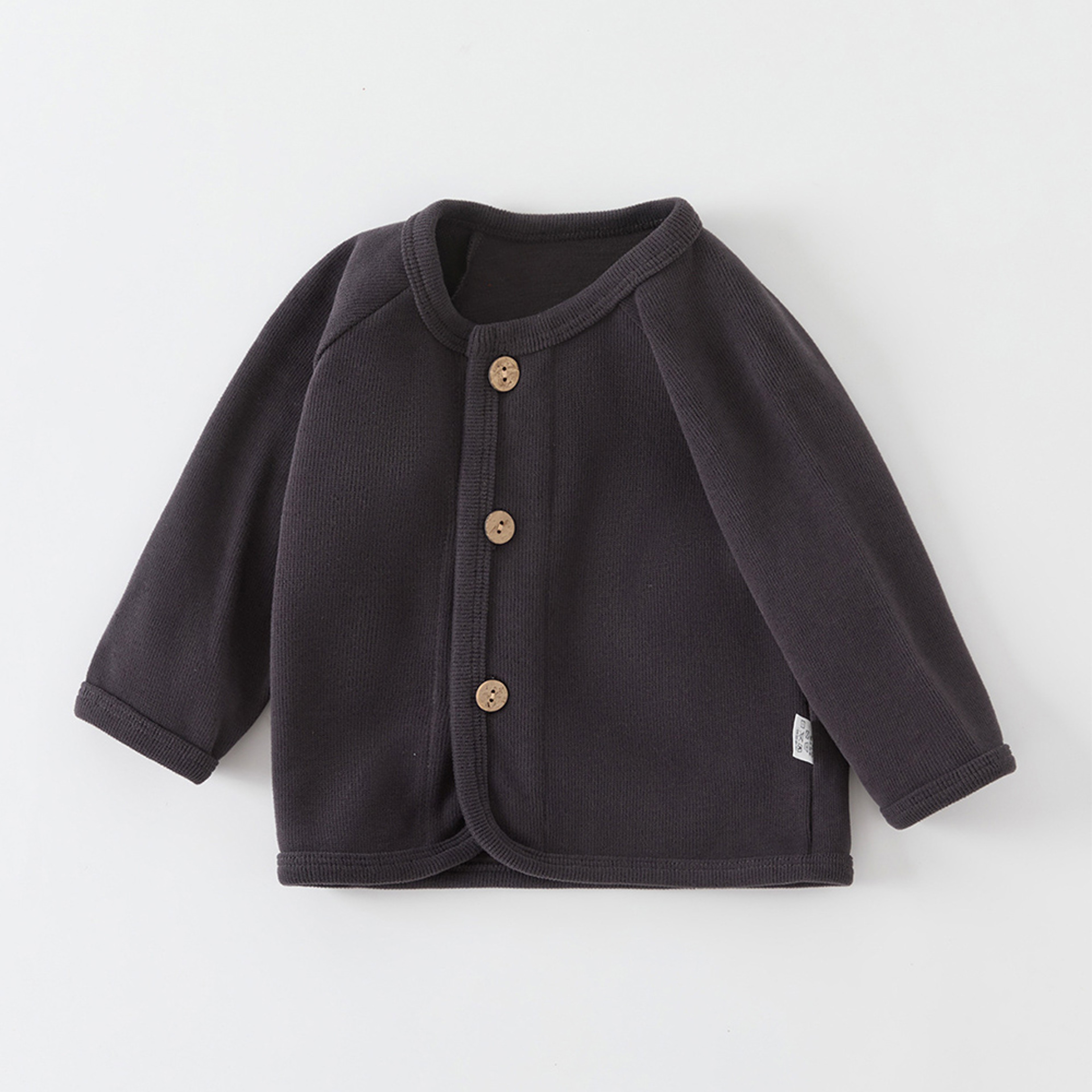 Spring Autumn Knitted Kids Cardigan Solid Color, Baby Sweaters For Boys Girls, Back To School Infant Outerwear Coats – view 4