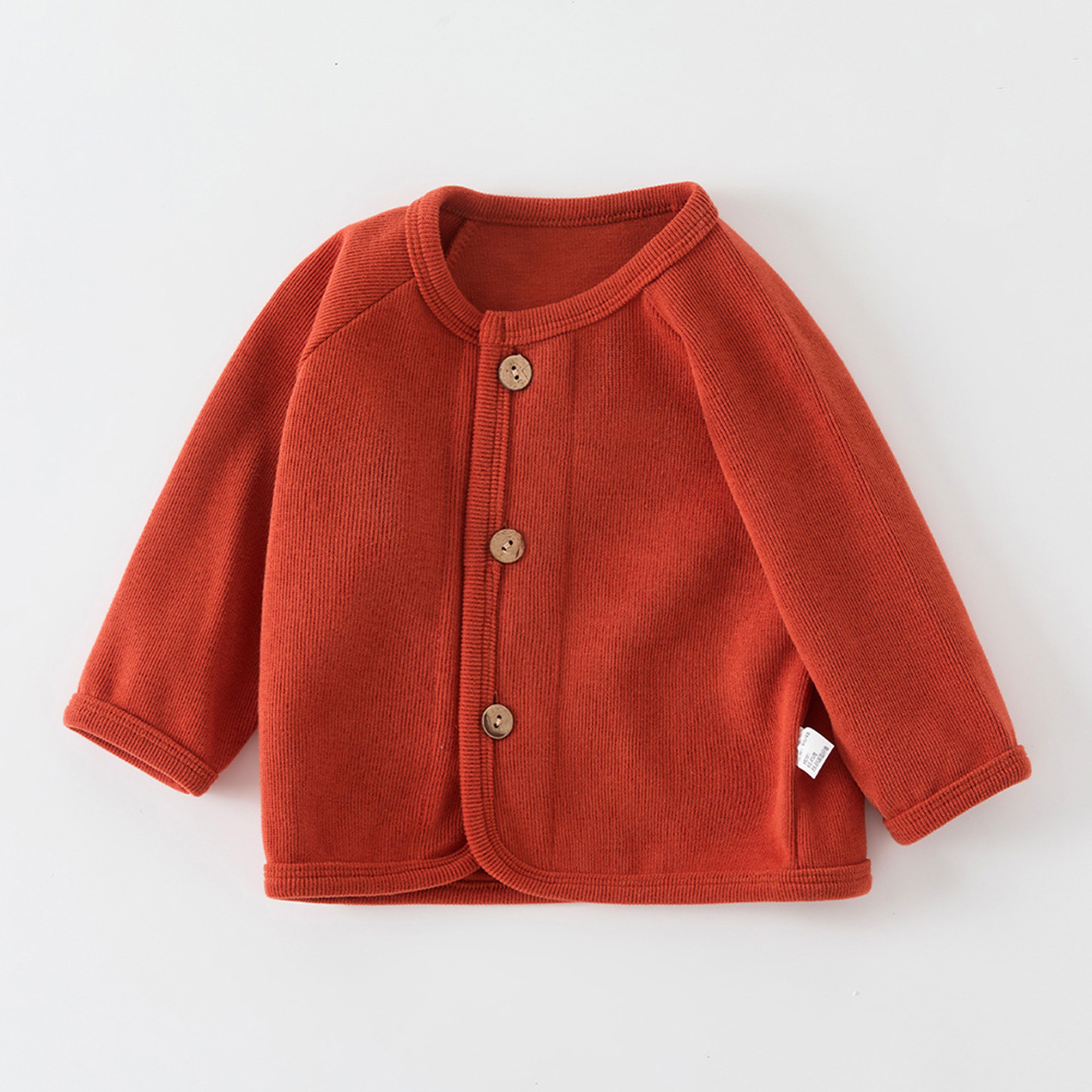 Spring Autumn Knitted Kids Cardigan Solid Color, Baby Sweaters For Boys Girls, Back To School Infant Outerwear Coats – view 6