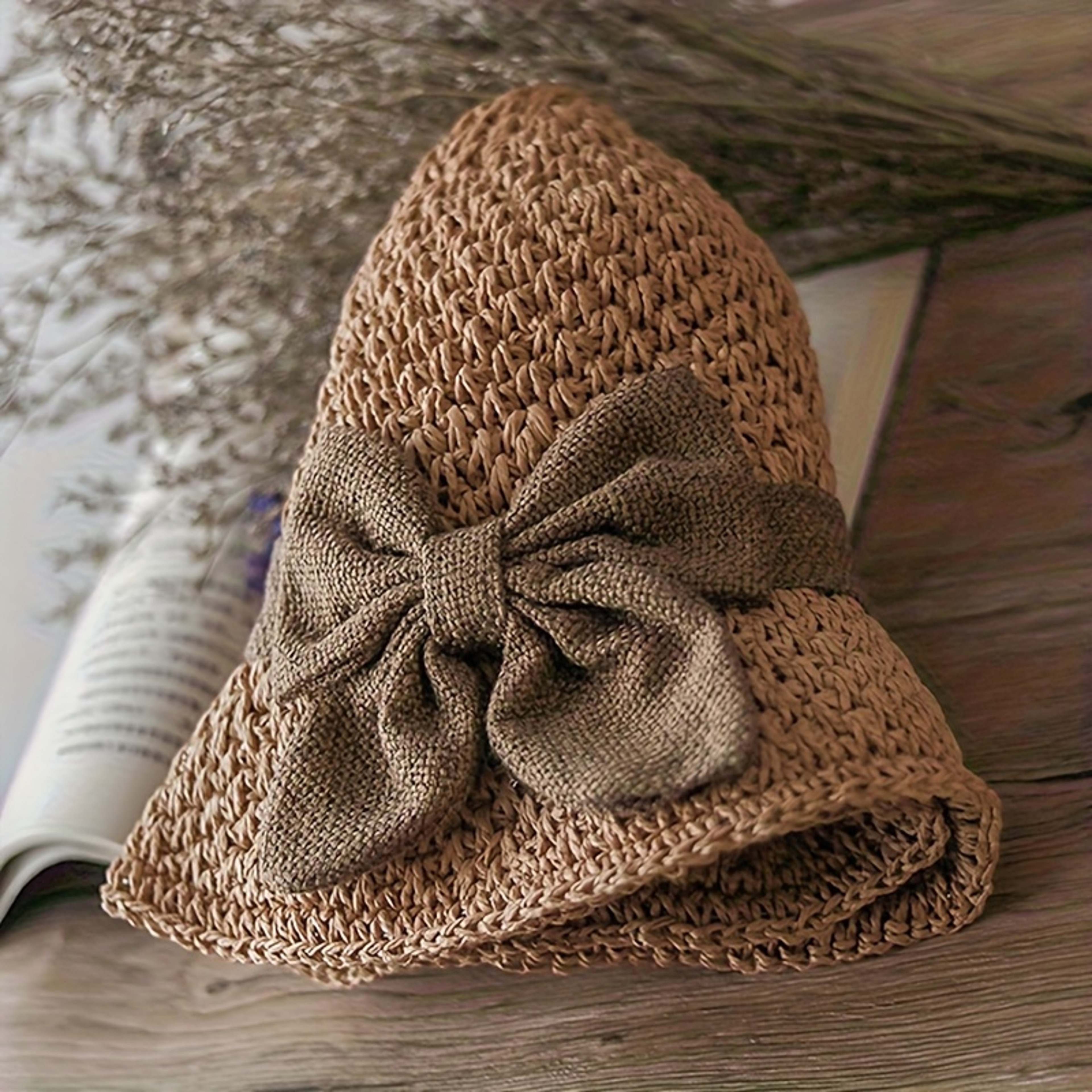 French Style Straw Sun Hat – view 3