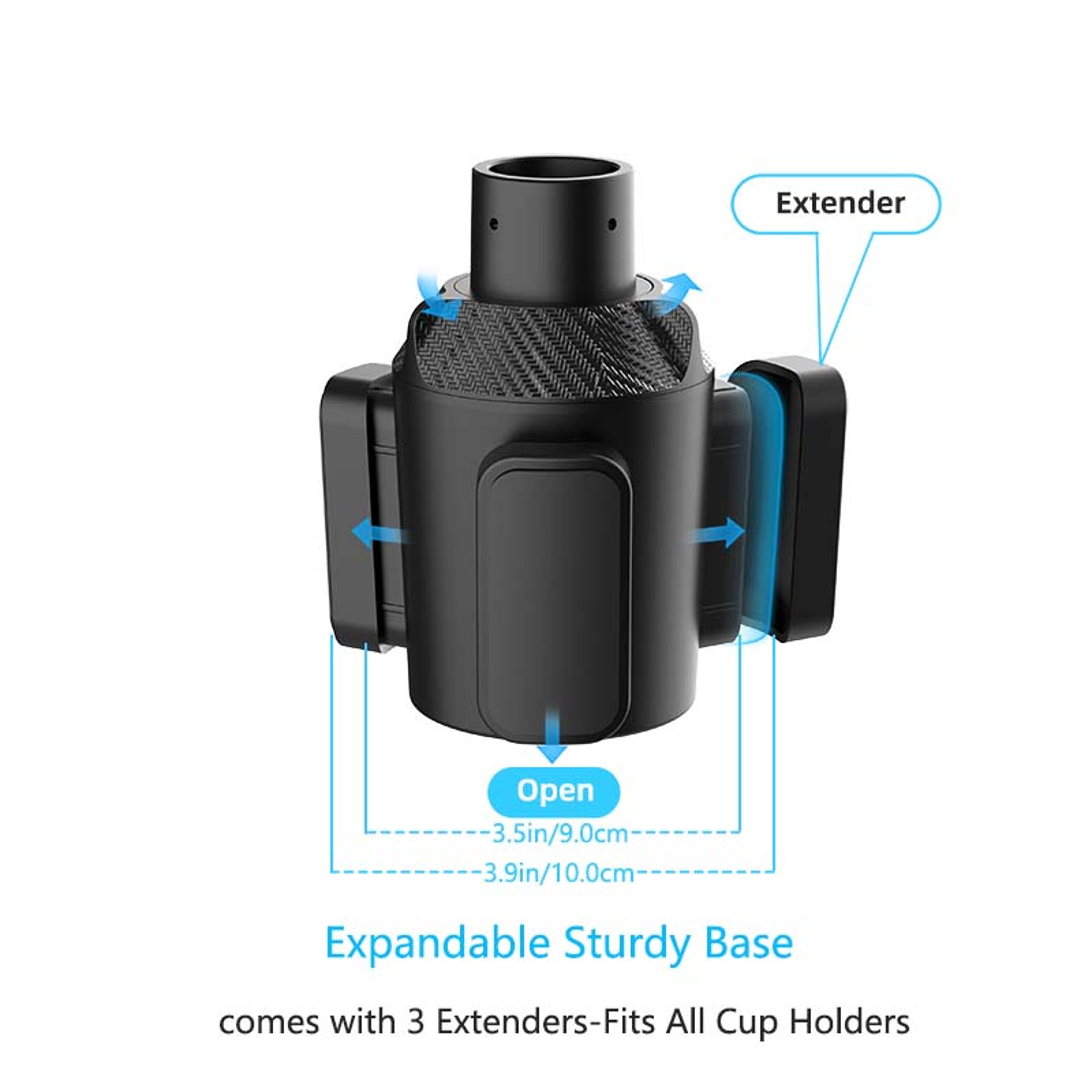 Adjustable Tablet Car Mount Holder Cup Holder Base For Tablets In Car With Heavy Duty Design 4