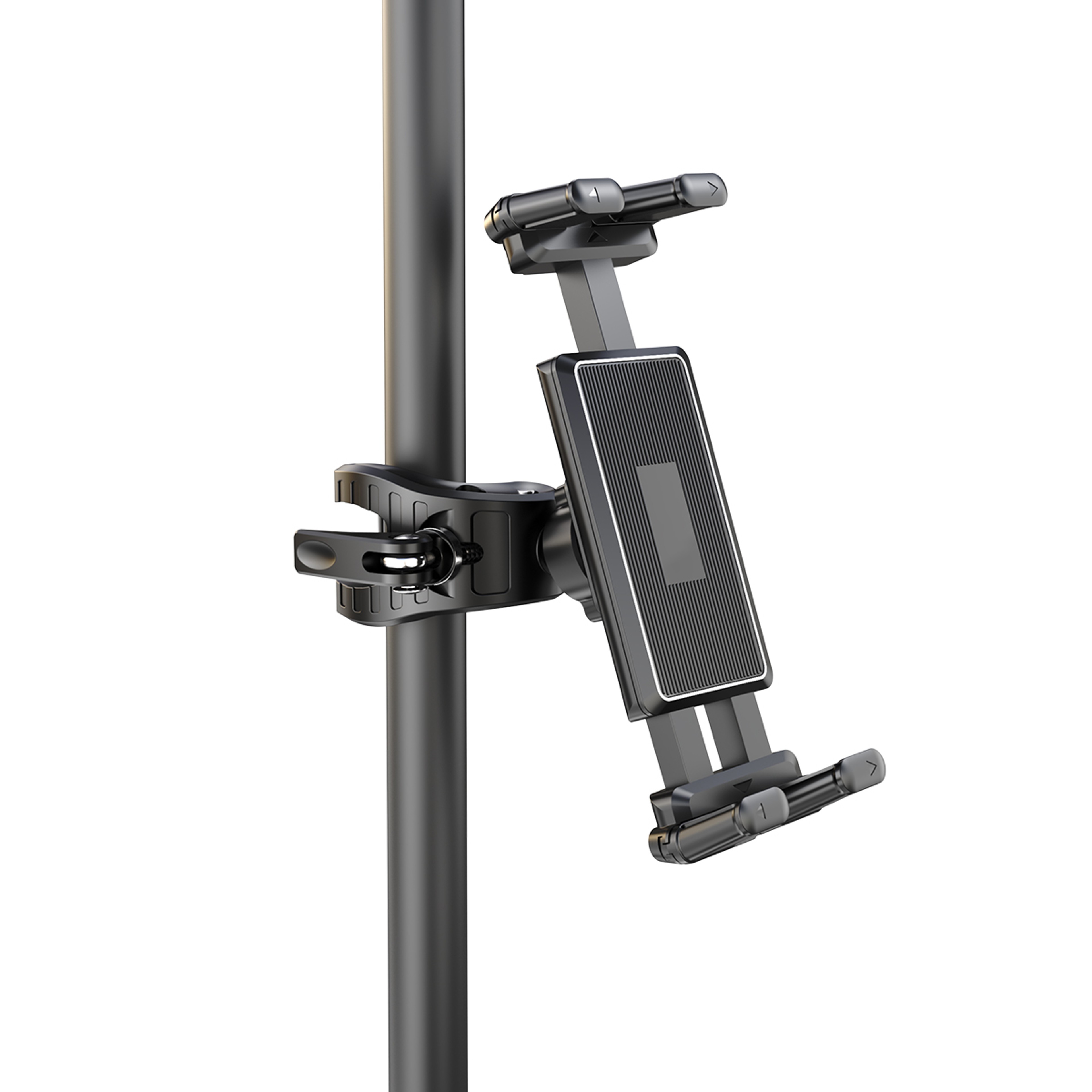 Universal Phone and Tablet Holder for Treadmills, Spin Bikes, Strollers, Wheelchairs, Golf Carts, and Music Stands – view 6