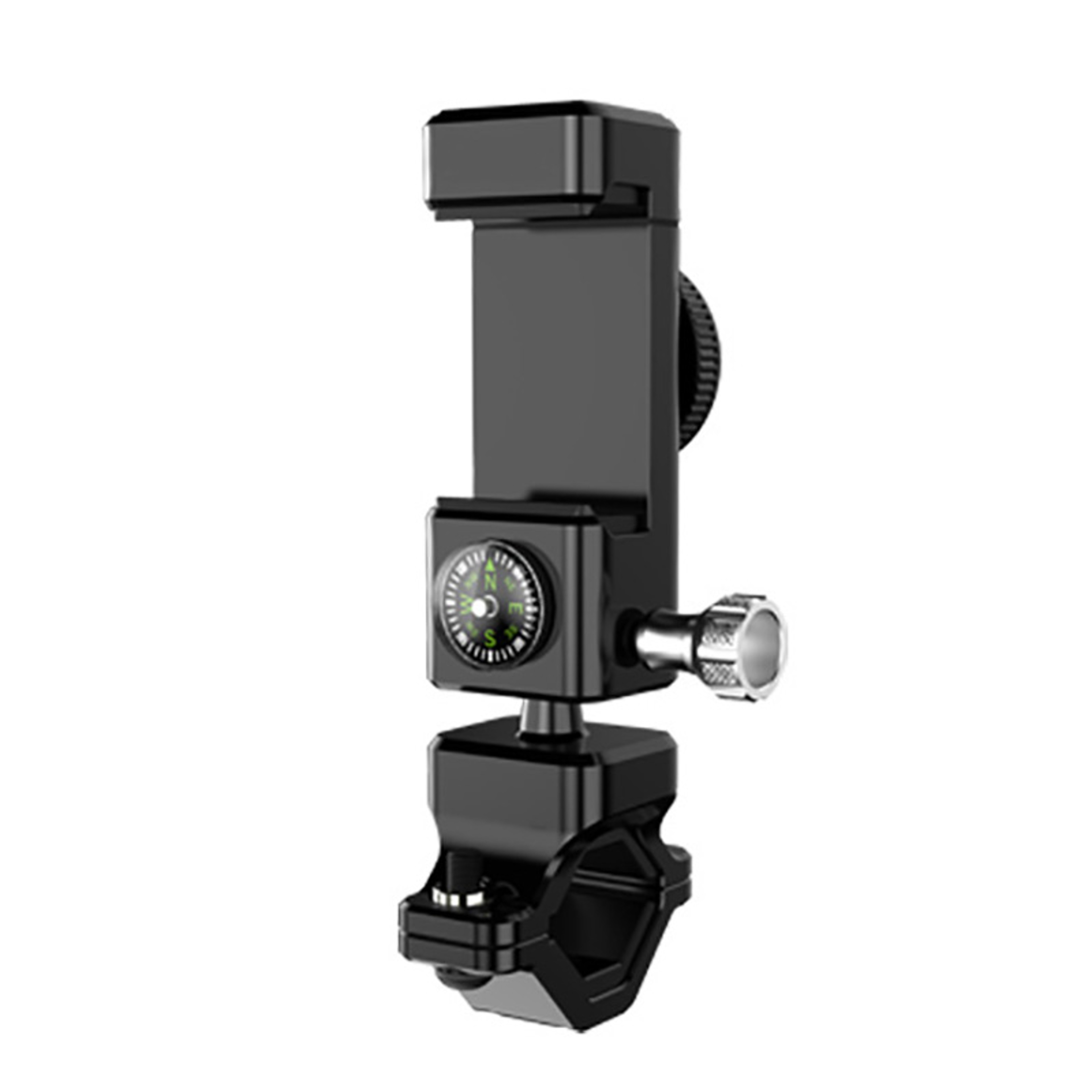 Universal Bike Phone Mount Motorcycle Handlebar Cell Phone Holder With Compass 6