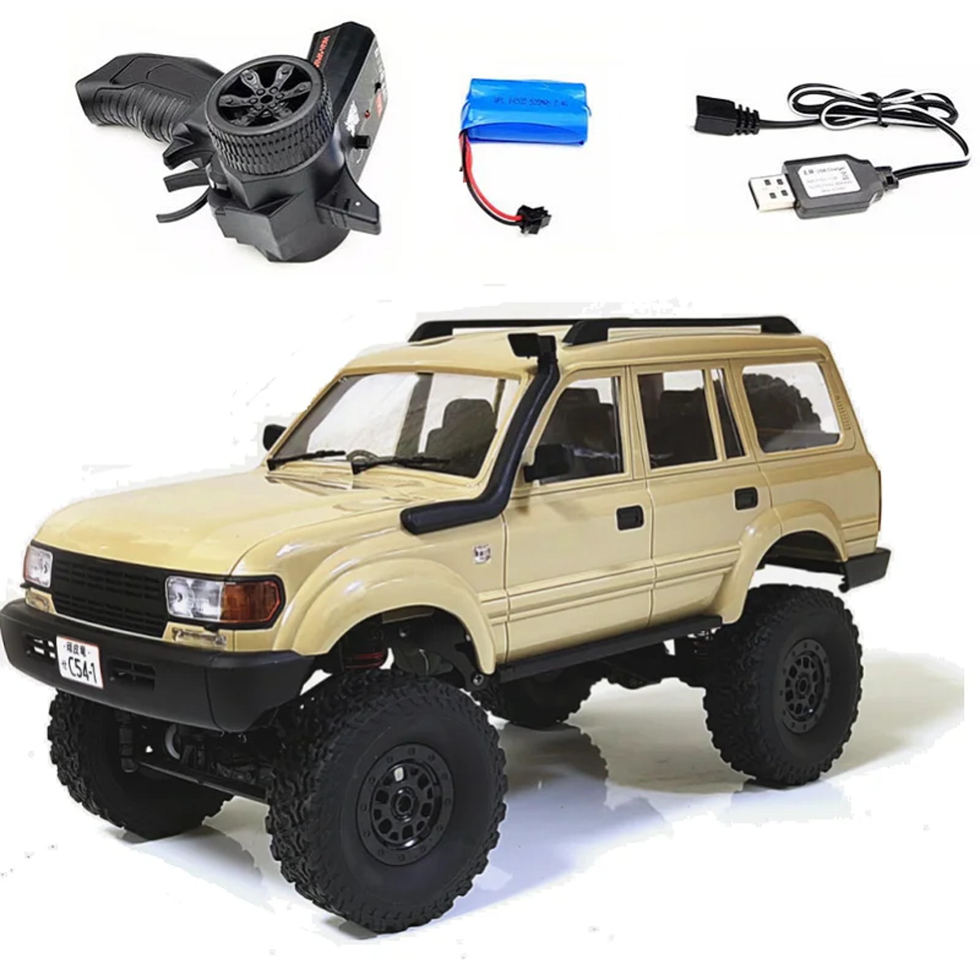 Full Size Electric WPL RC Car, Off-road Climbing Control Truck, Children's Toy Gift – view 7