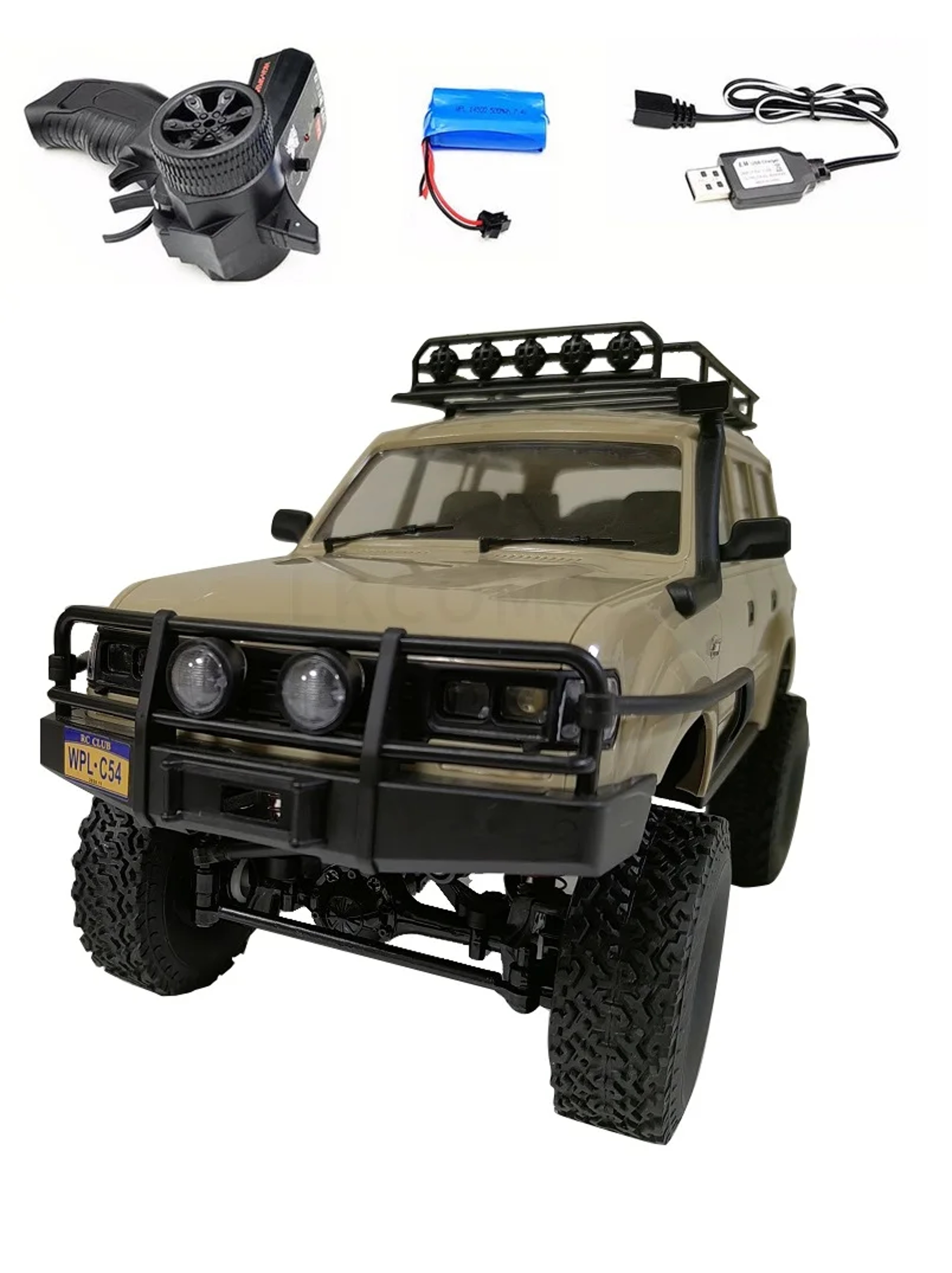 Full Size Electric WPL RC Car, Off-road Climbing Control Truck, Children's Toy Gift – view 9