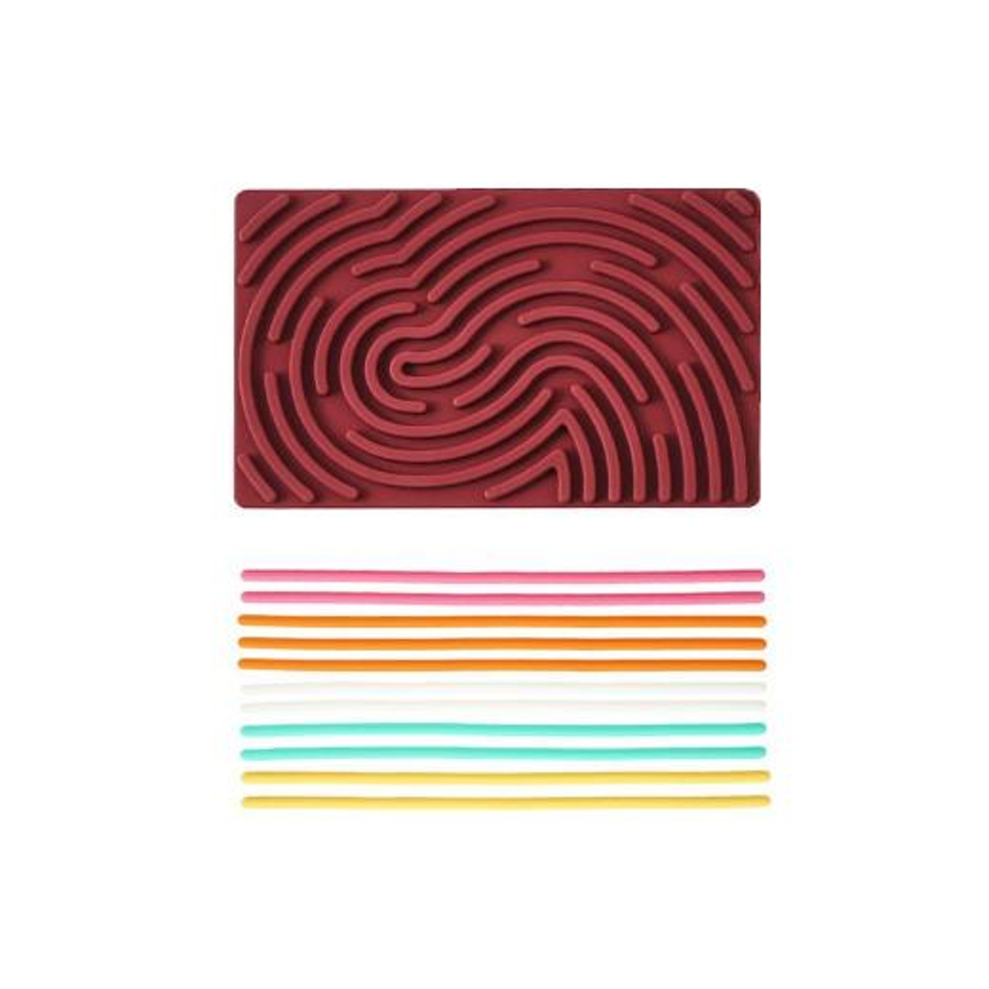 English Letter Silicone Sensory Activity Board, Fidget Toy for Kids, Silent Calming, Anxiety, ADHD, Autism, Portable Tra – view 10