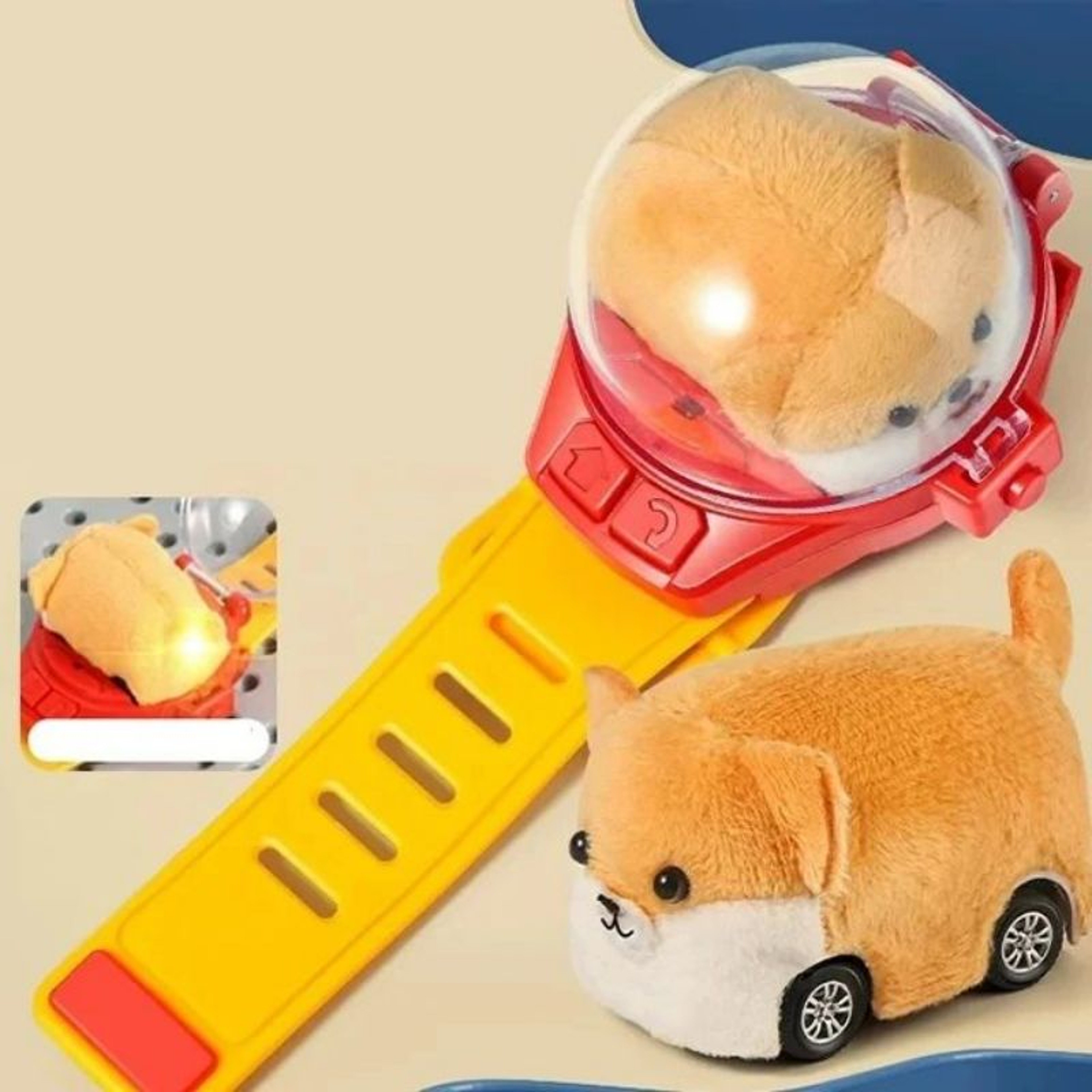 Mini Watch Car Parent Child Interaction Remote Control Car Electric Alloy Childrens Watch Racing To 4