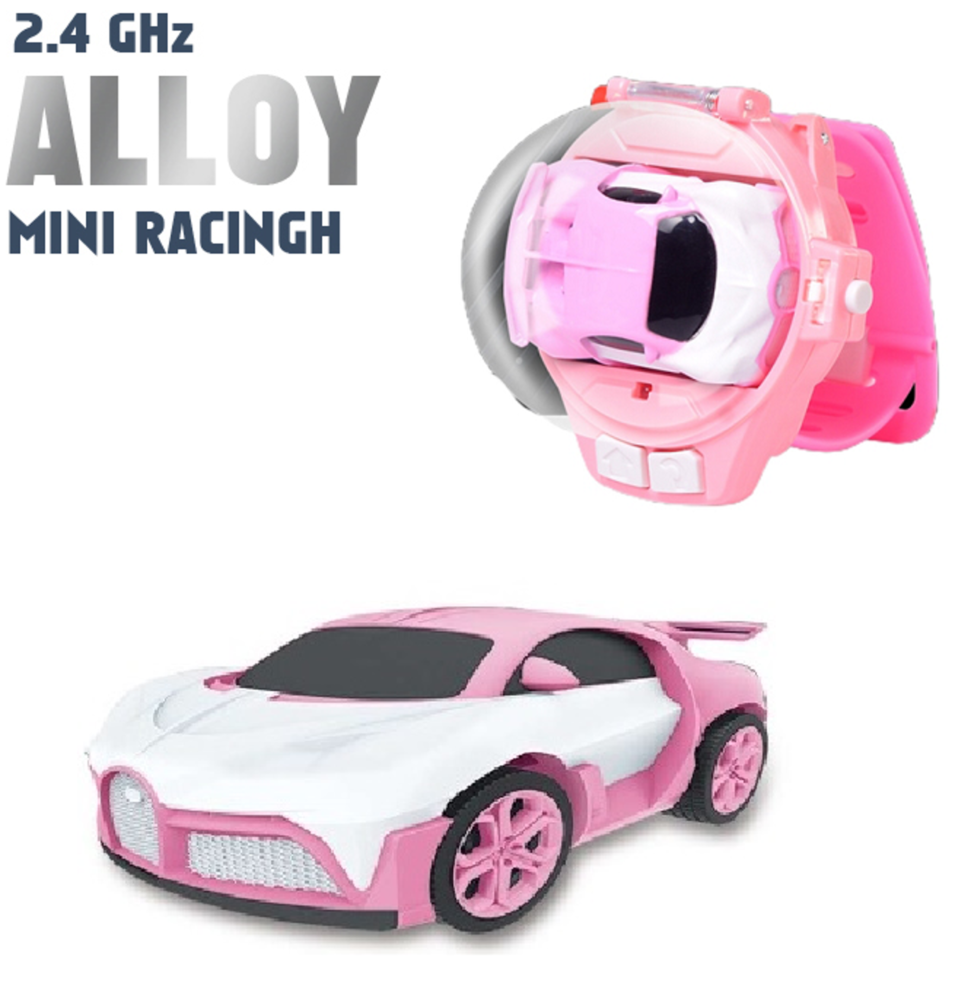 Mini Watch Car Parent Child Interaction Remote Control Car Electric Alloy Childrens Watch Racing To 12