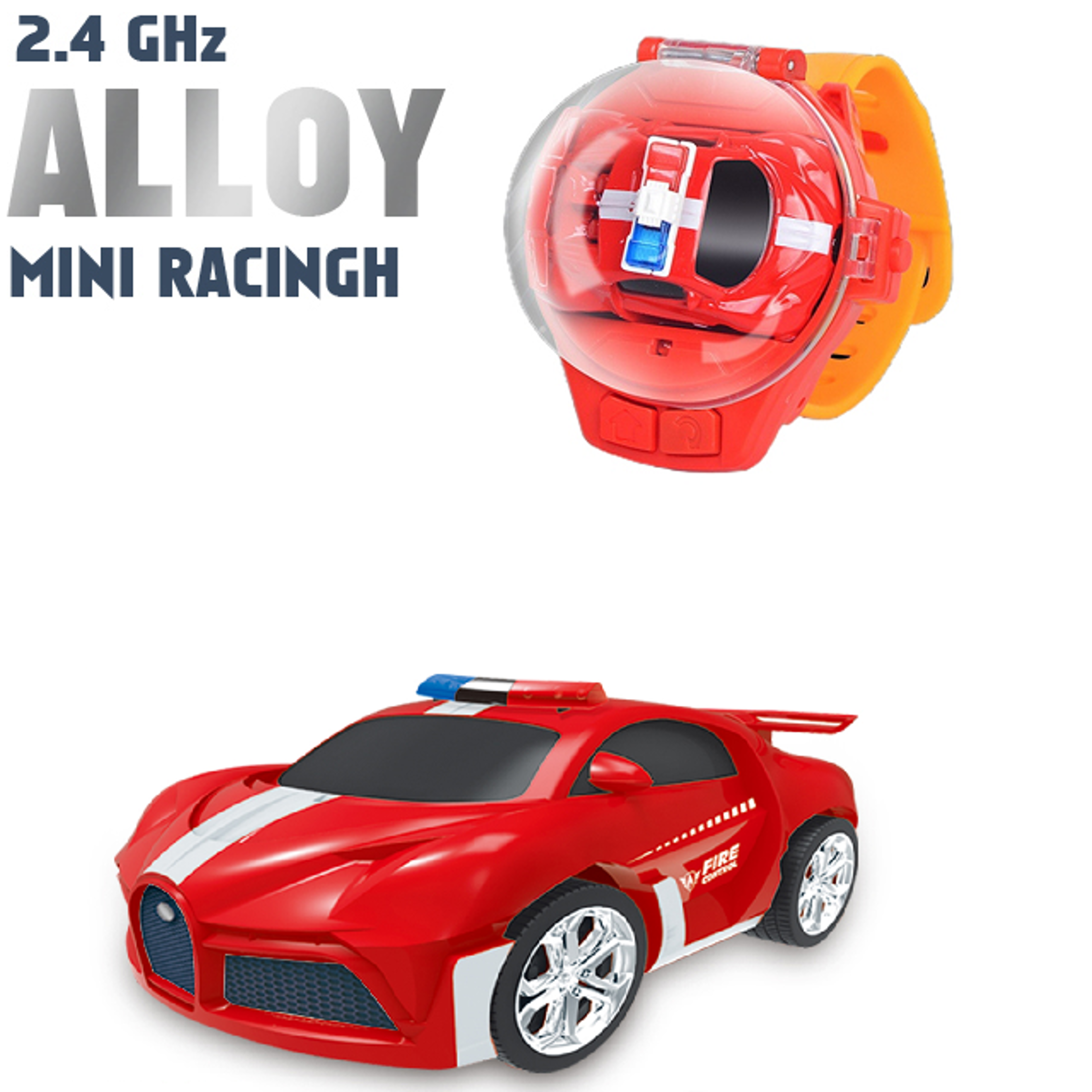 Mini Watch Car Parent Child Interaction Remote Control Car Electric Alloy Childrens Watch Racing To 17