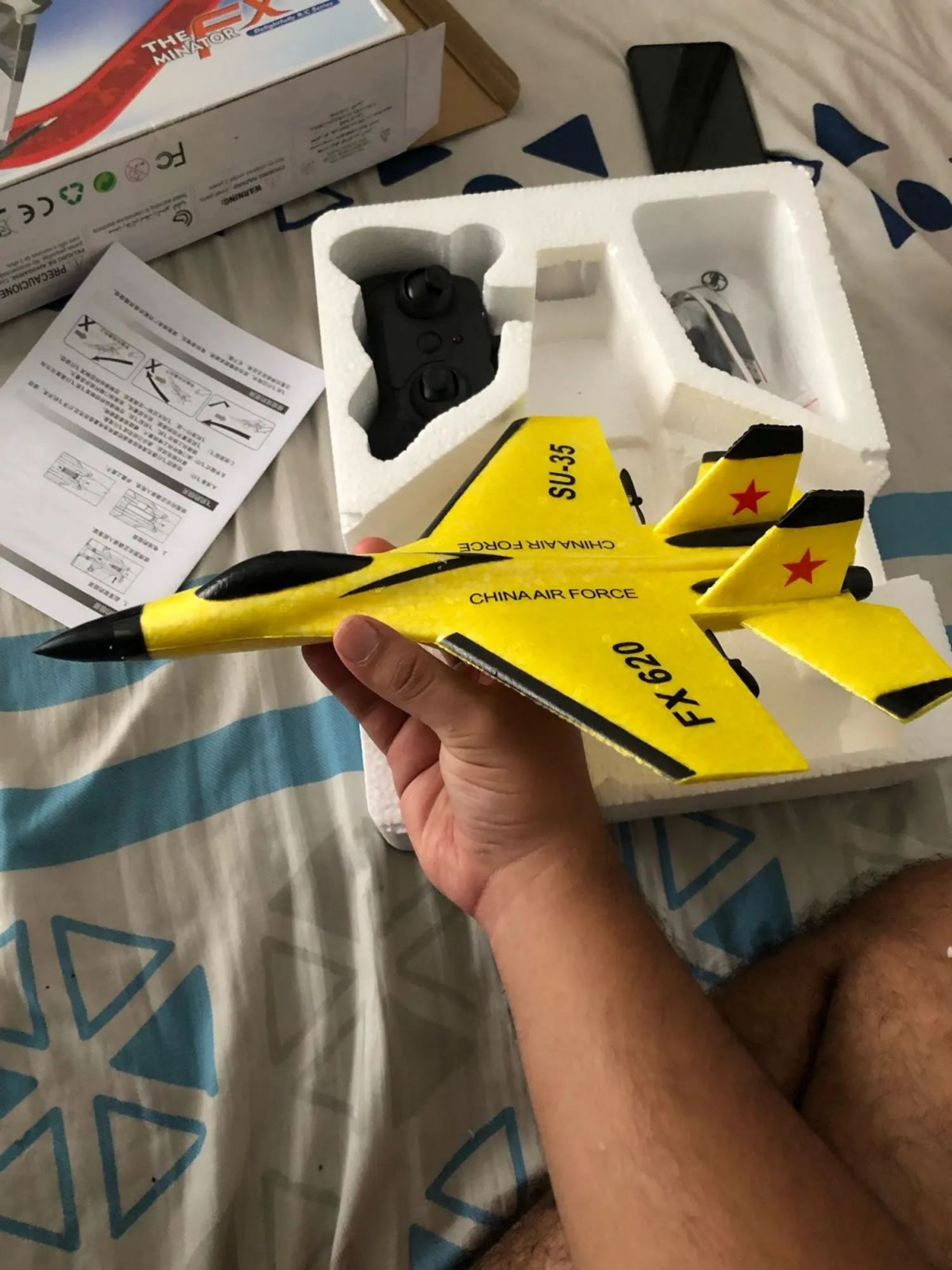 RC Foam Aircraft Plane Glider Remote Control Fighter Boys Toys For Children 9