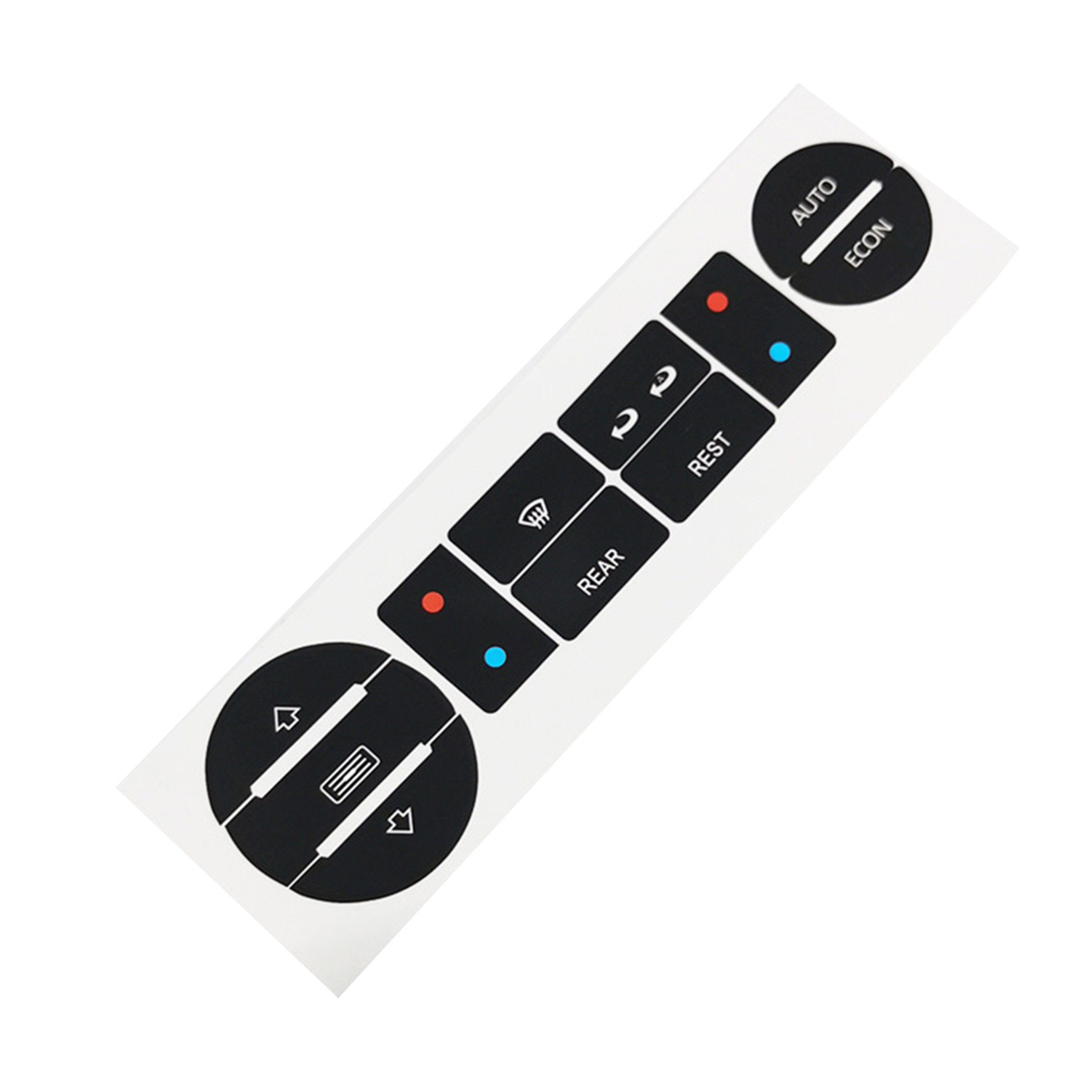 Clima Worn Knob Switch Accessories, Car Air Conditioner Switch Button Repair Sticker – view 6