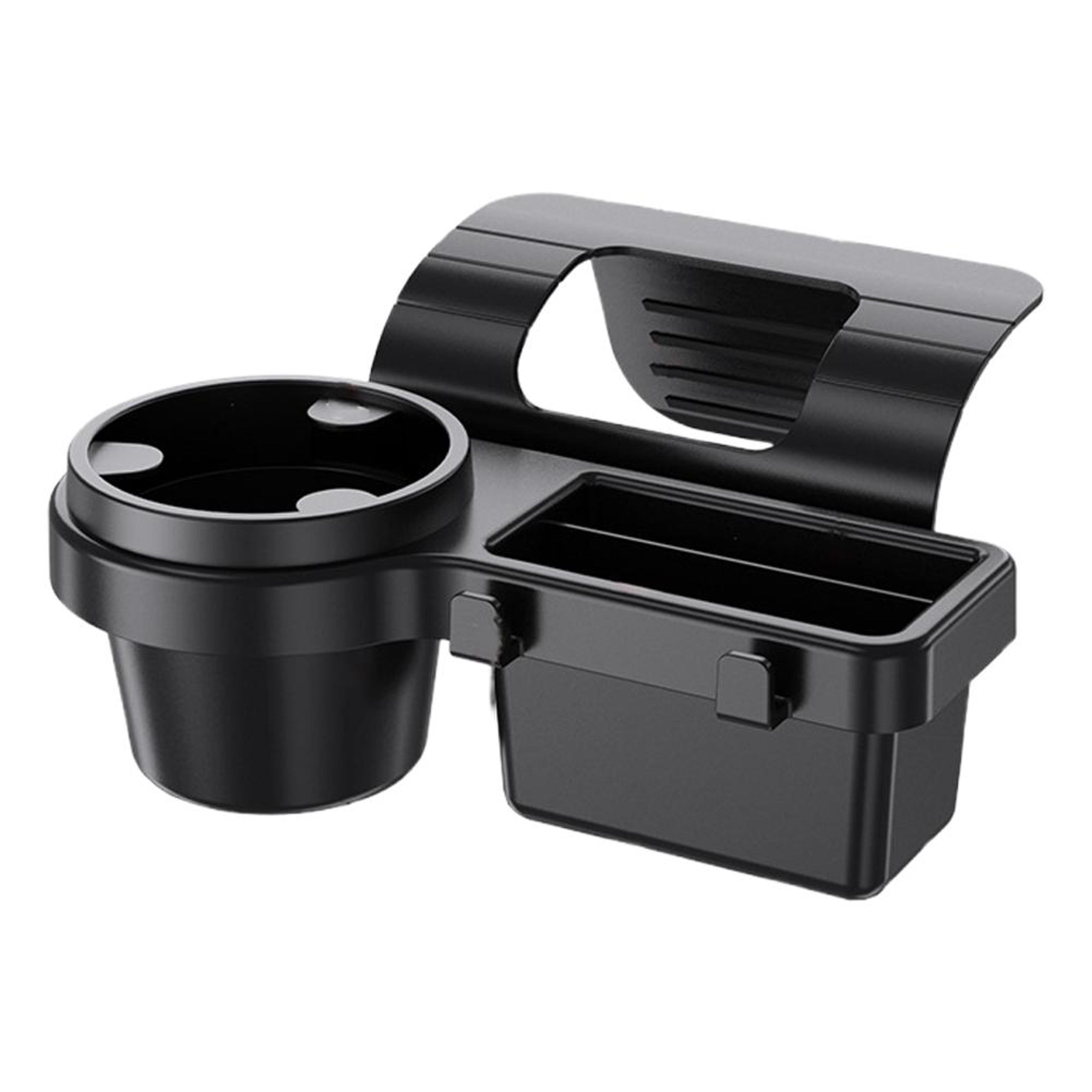 Portable Car Door Cup Holder  Window Organizer With Dual Hanging Hooks  Charging Port 1
