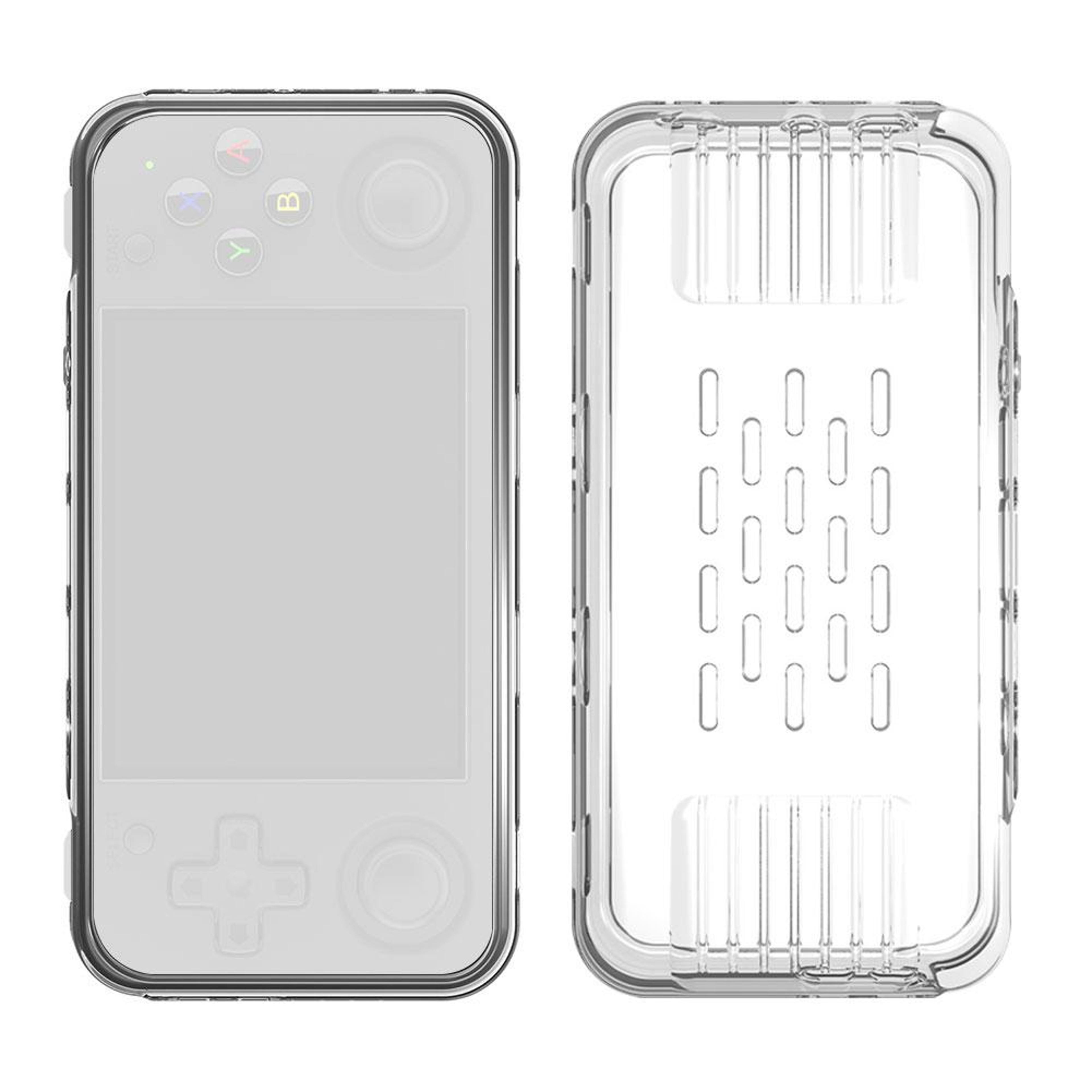 Shockproof TPU Transparent Case For ANBERNIC H Handheld Console  Durable Transparent Protective She 2