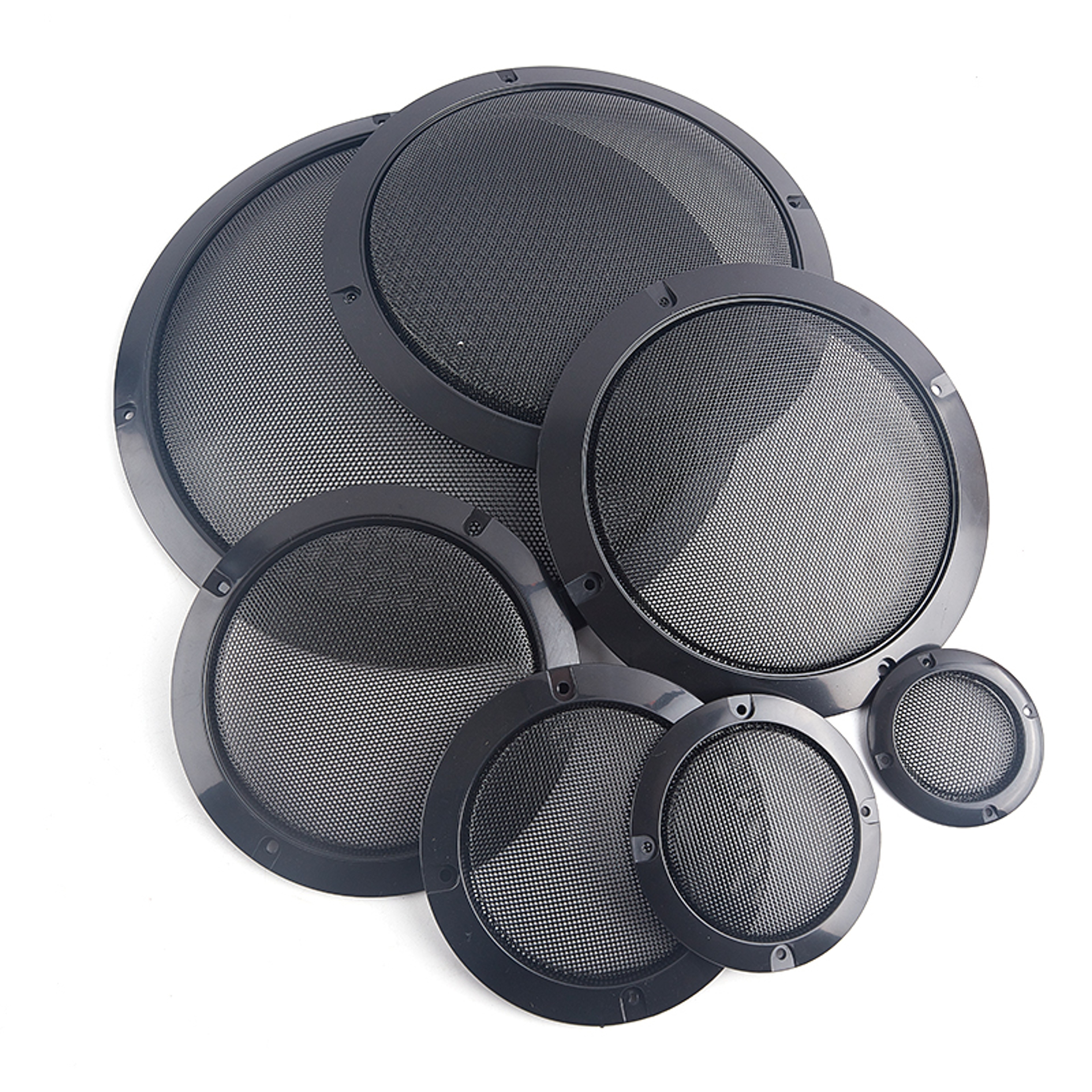 Speaker Mesh Grille Cover For Car And Home HighGrade Plastic Frame With Metal Iron Wire Enclosure 1