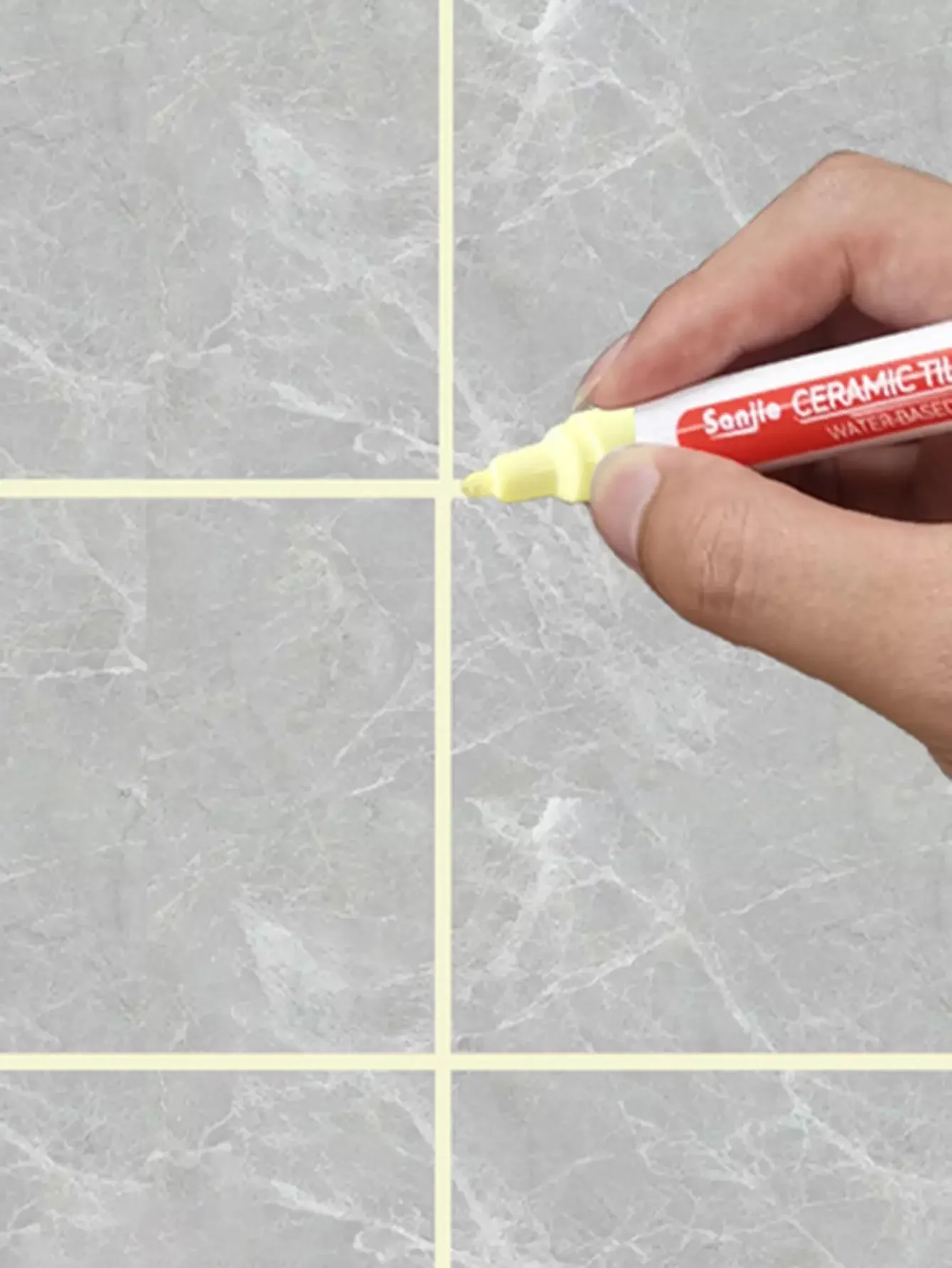 Ceramic Tile Gap Repair Pen  AntiMildew Waterproof And Color Restorer For Bathroom  Floor Tiles 6