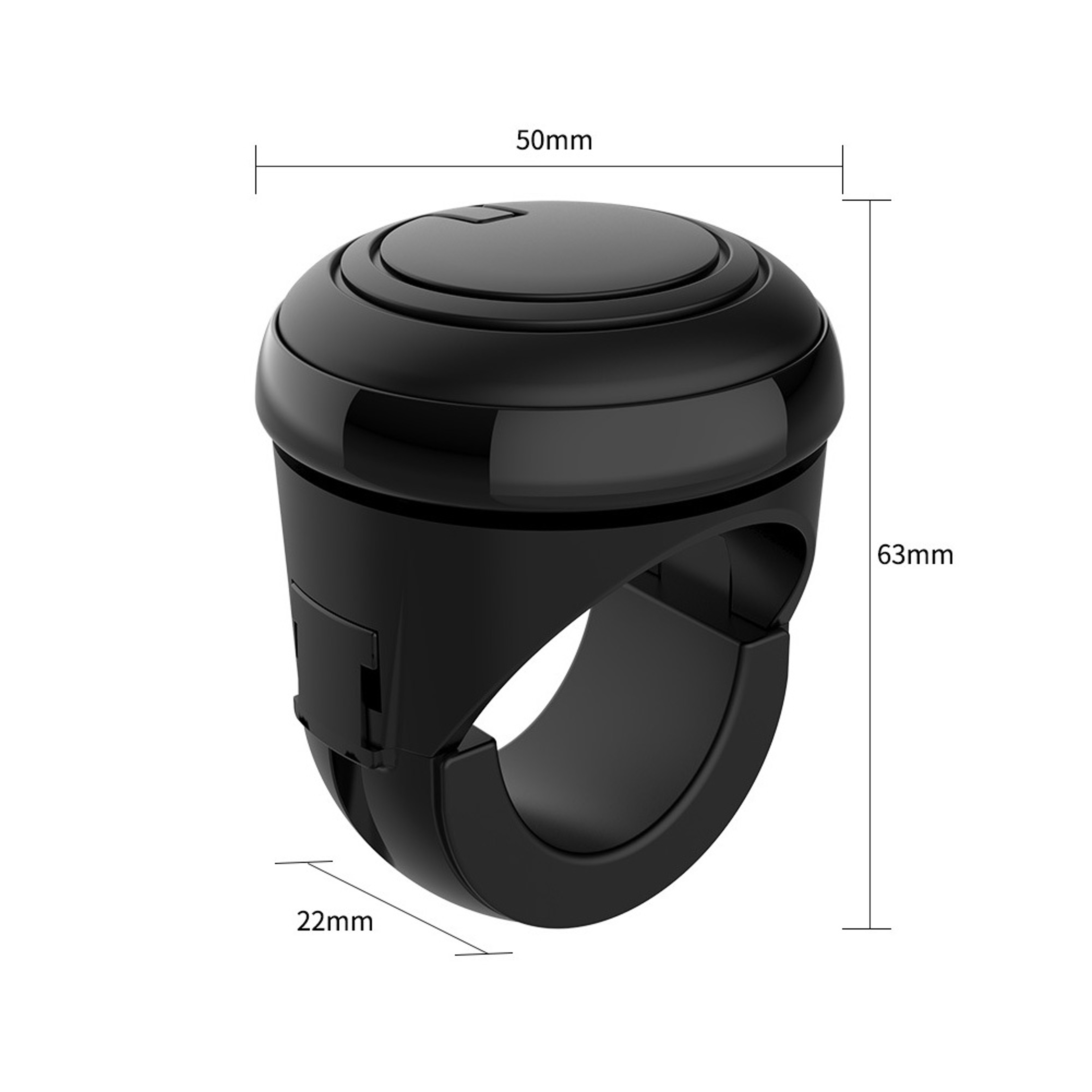 Rotating Steering Wheel Booster Knob Metal Bearing Power Handle For Effortless Turning 3