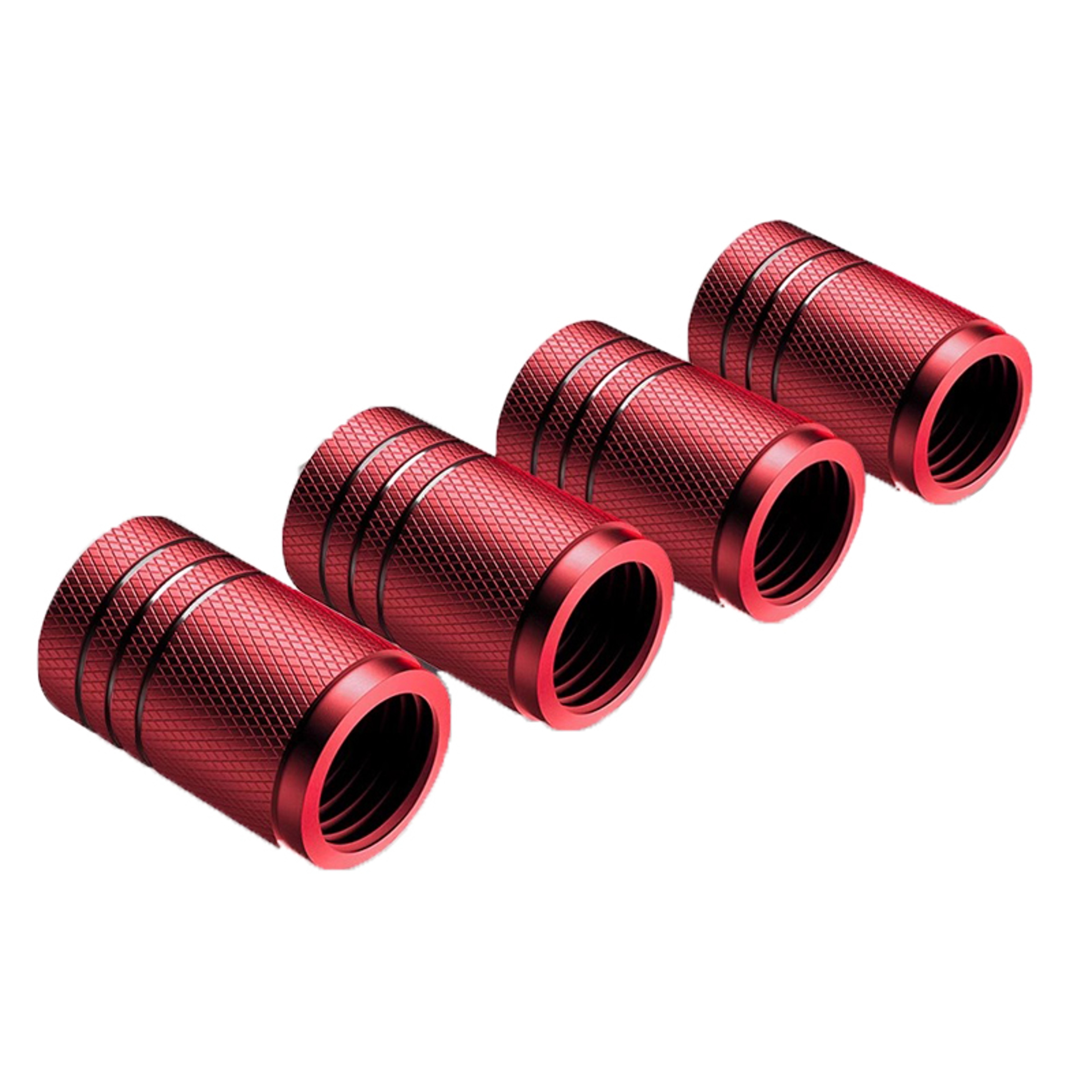 Premium Aluminum Tire Valve Stem Caps With Knurling Style Universal Car Air Valve Caps For Tires 6