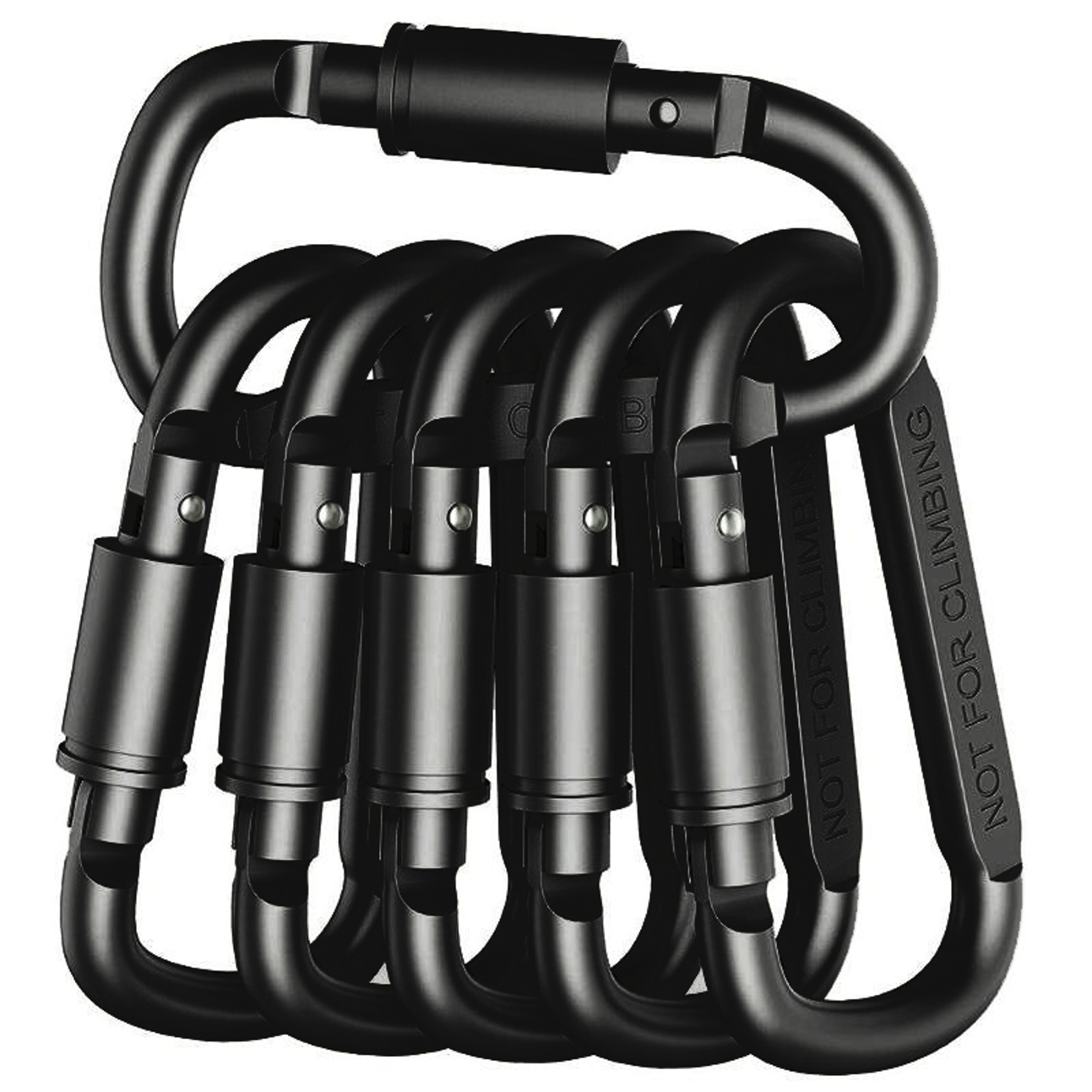 Heavy Duty Aluminum Carabiner Set For Outdoor EDC Keychain Clip Tactical Hook  Karabiner Clips 3