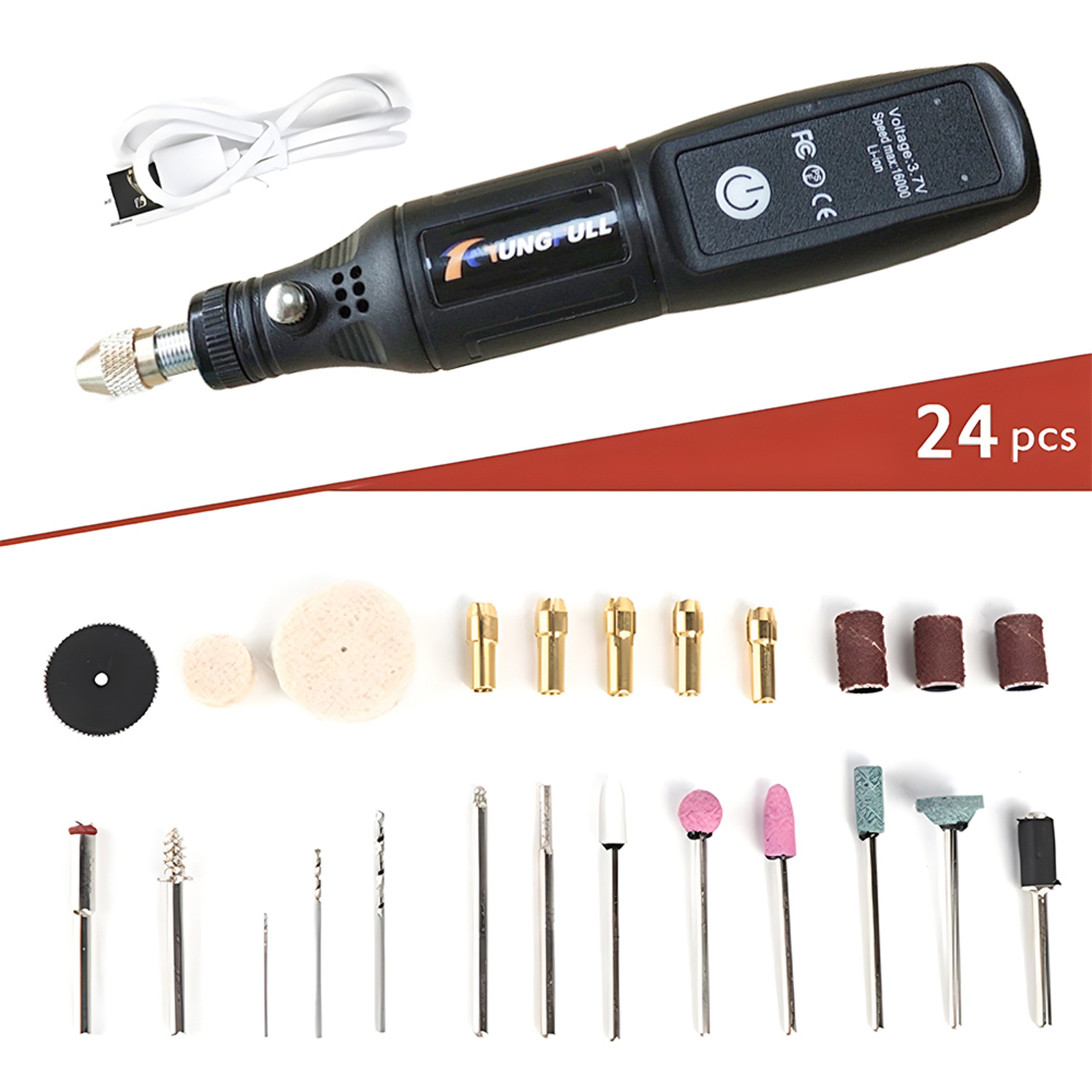 Wireless Mini Electric Drill Rotary Tool For Jewelry And Woodworking 3
