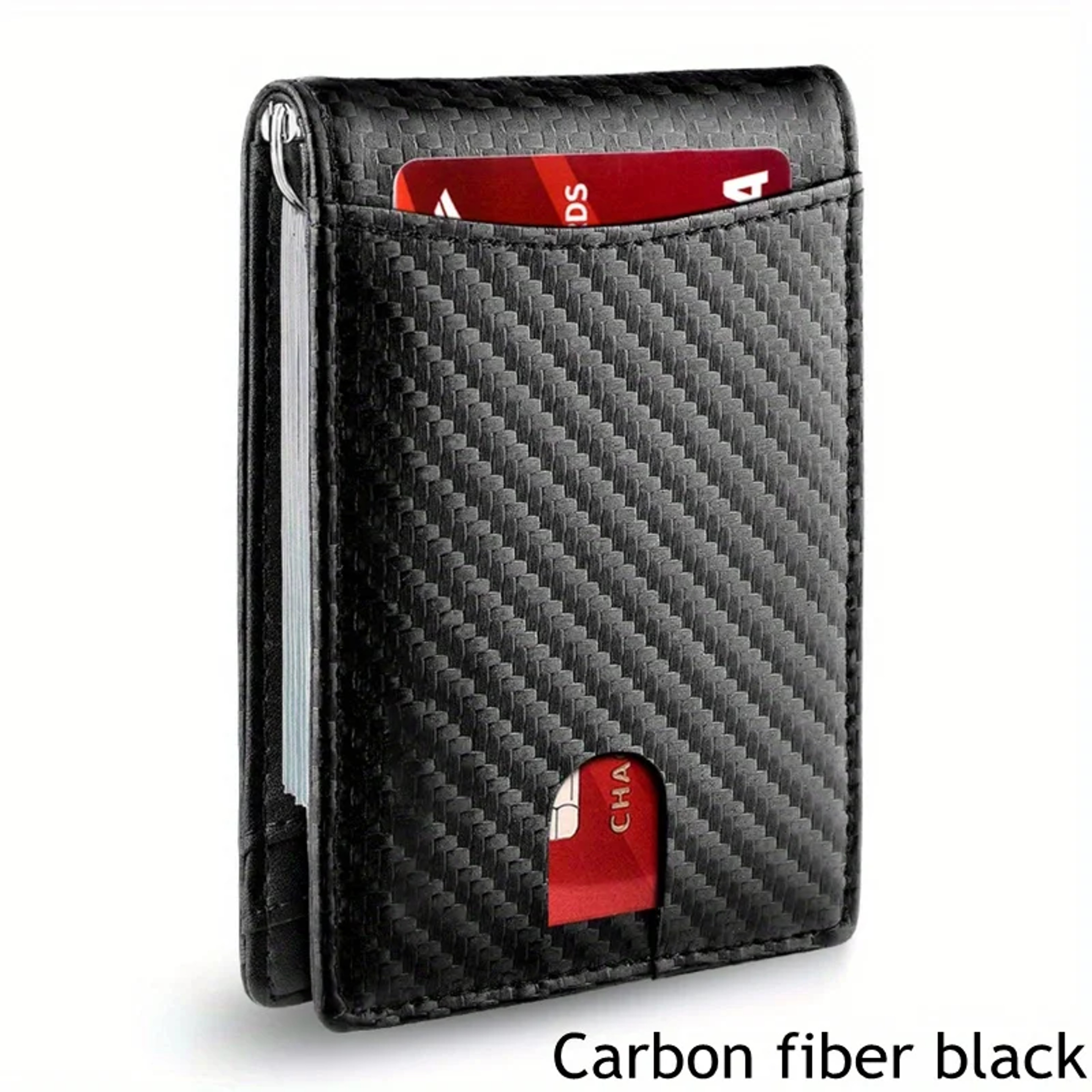 Slim RFID Blocking Leather Wallet For Men Credit Card Holder  Money Clip 6