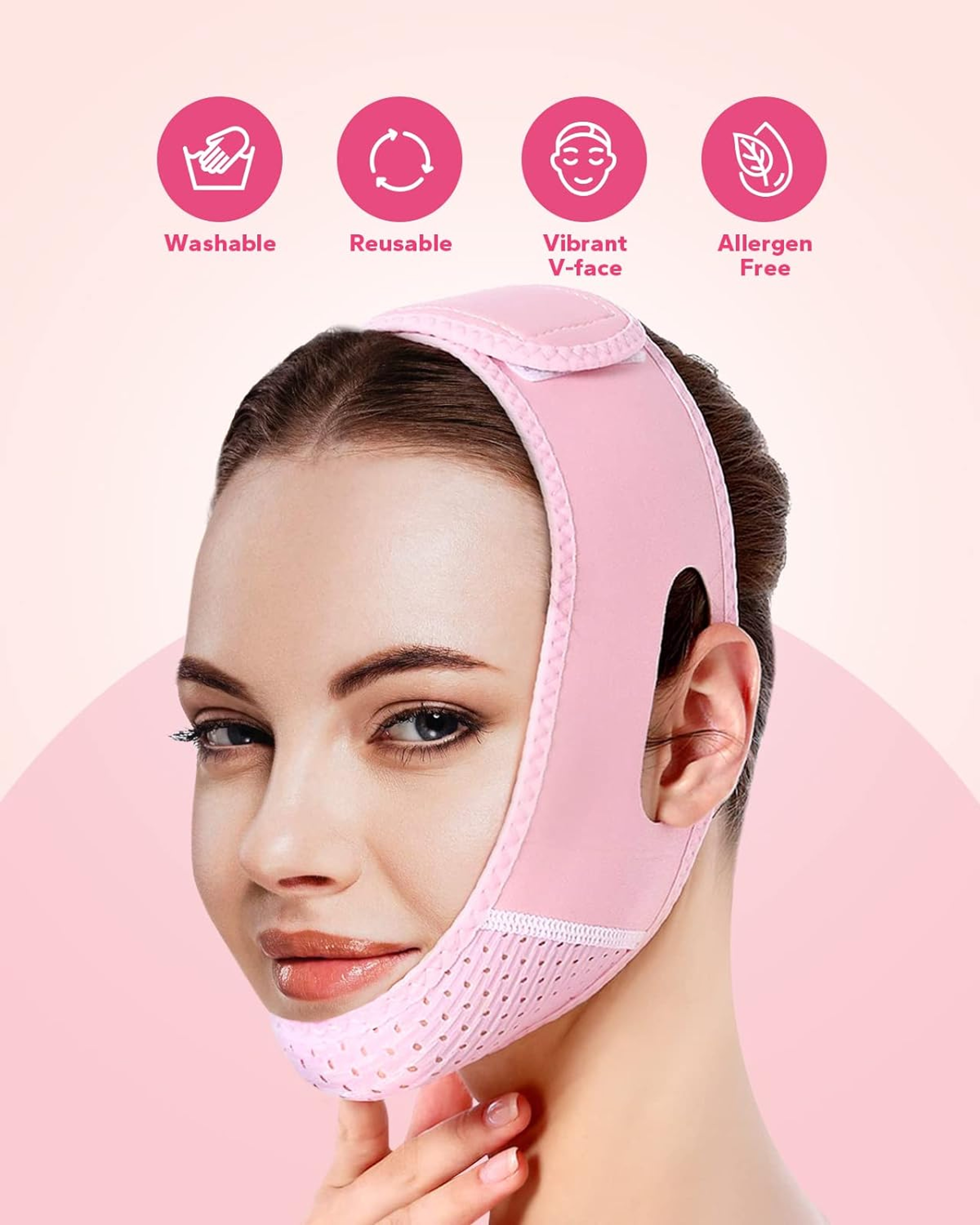 V Line Face Strap Double Chin Reducer  Chin Lift Mask 1