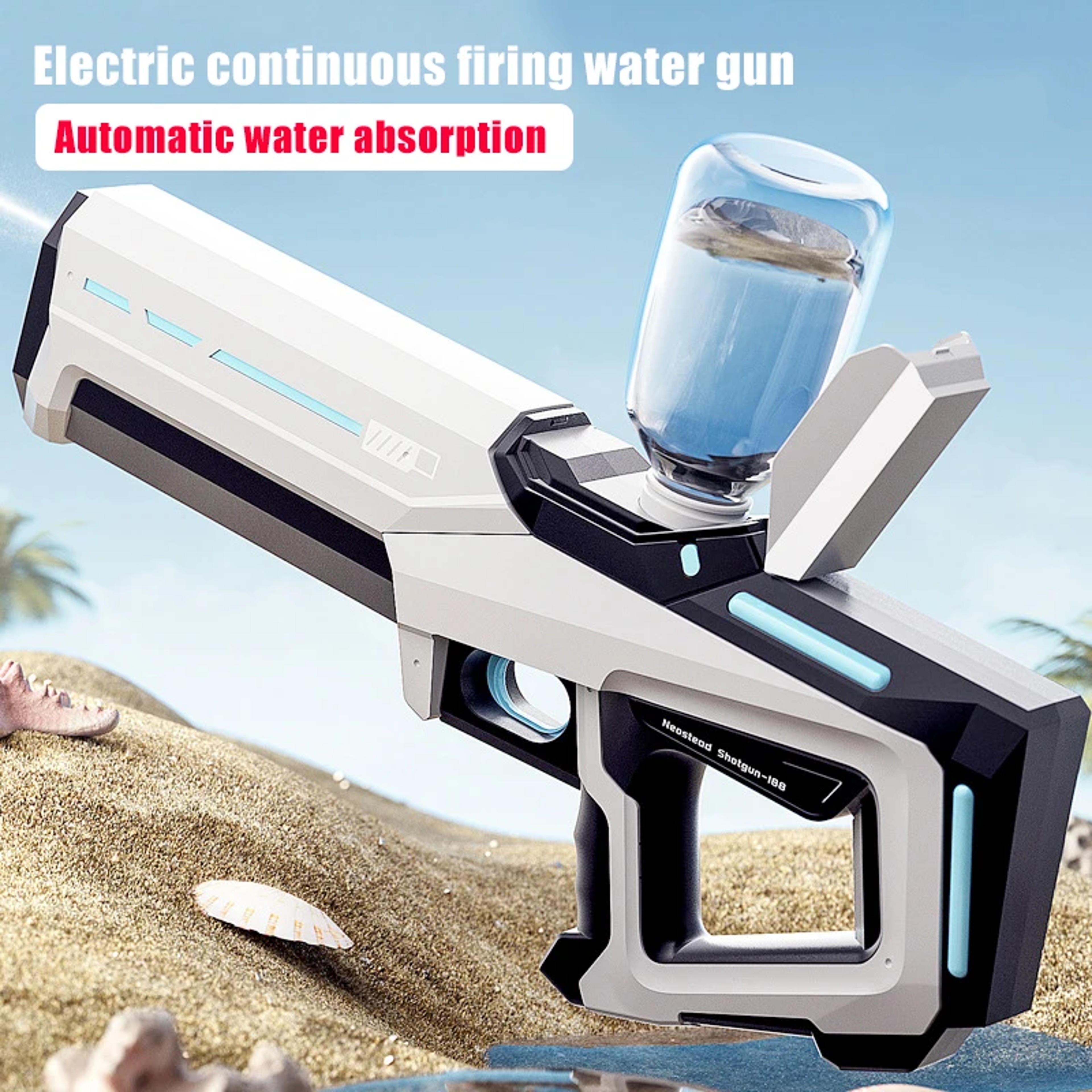 Electric Water Gun For Adults Powerful Automatic Water Blaster Toy For Summer Fun 5