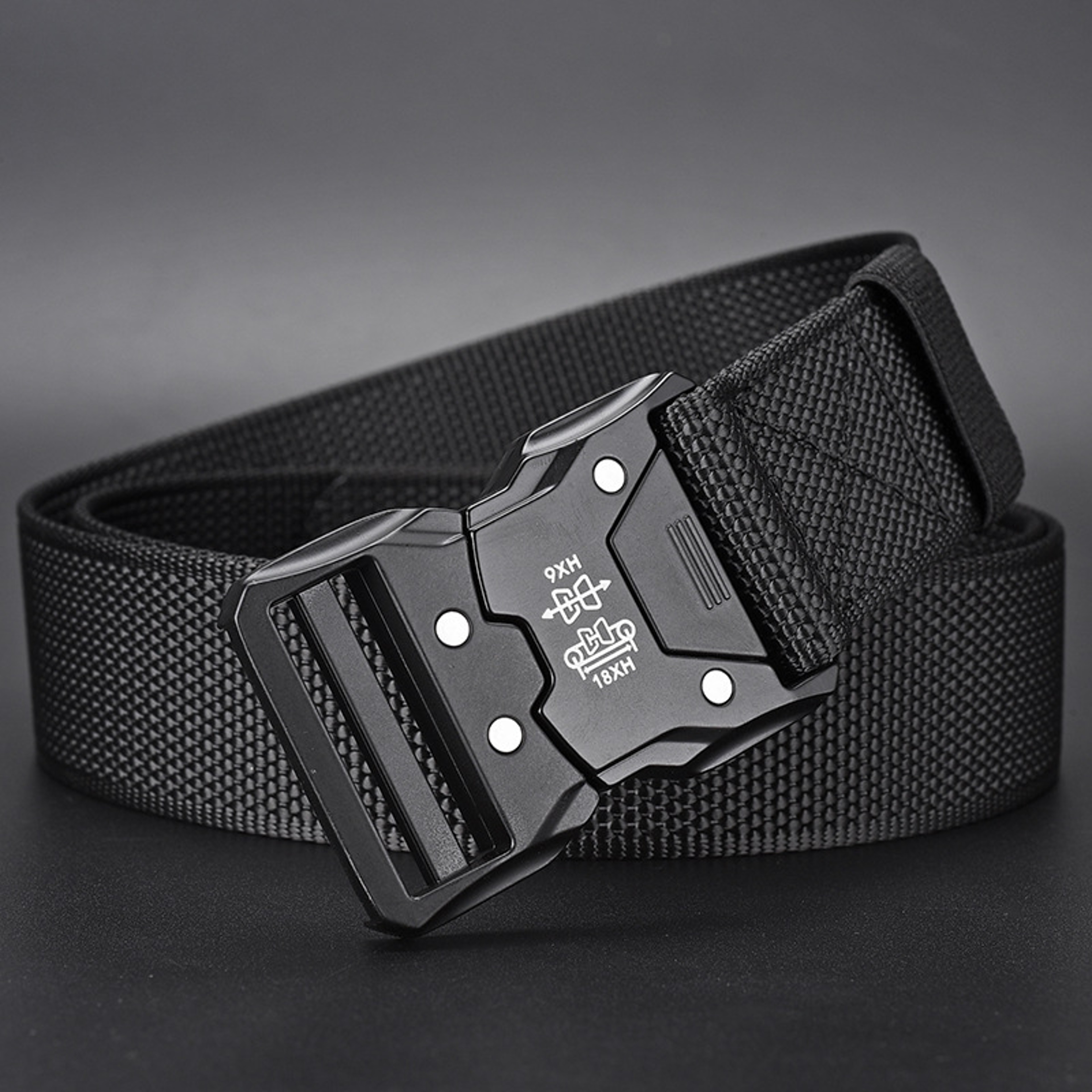 Durable Tactical Waist Belt With Automatic Buckle For Outdoor Adventures 6