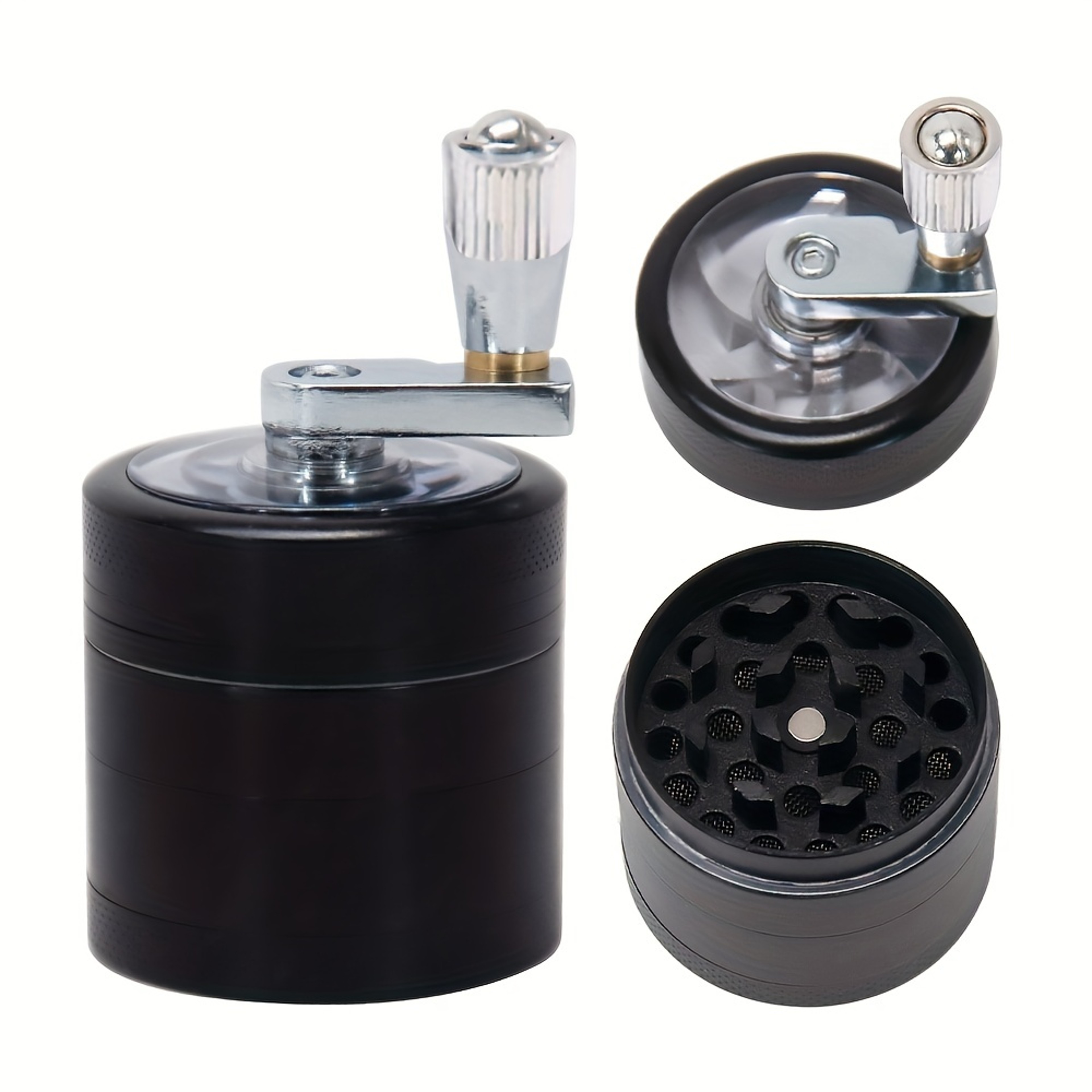 Premium Spice Grinder For Nutmeg Ginger Rock Salt And Peppercorn Manual Crusher Tool 4
