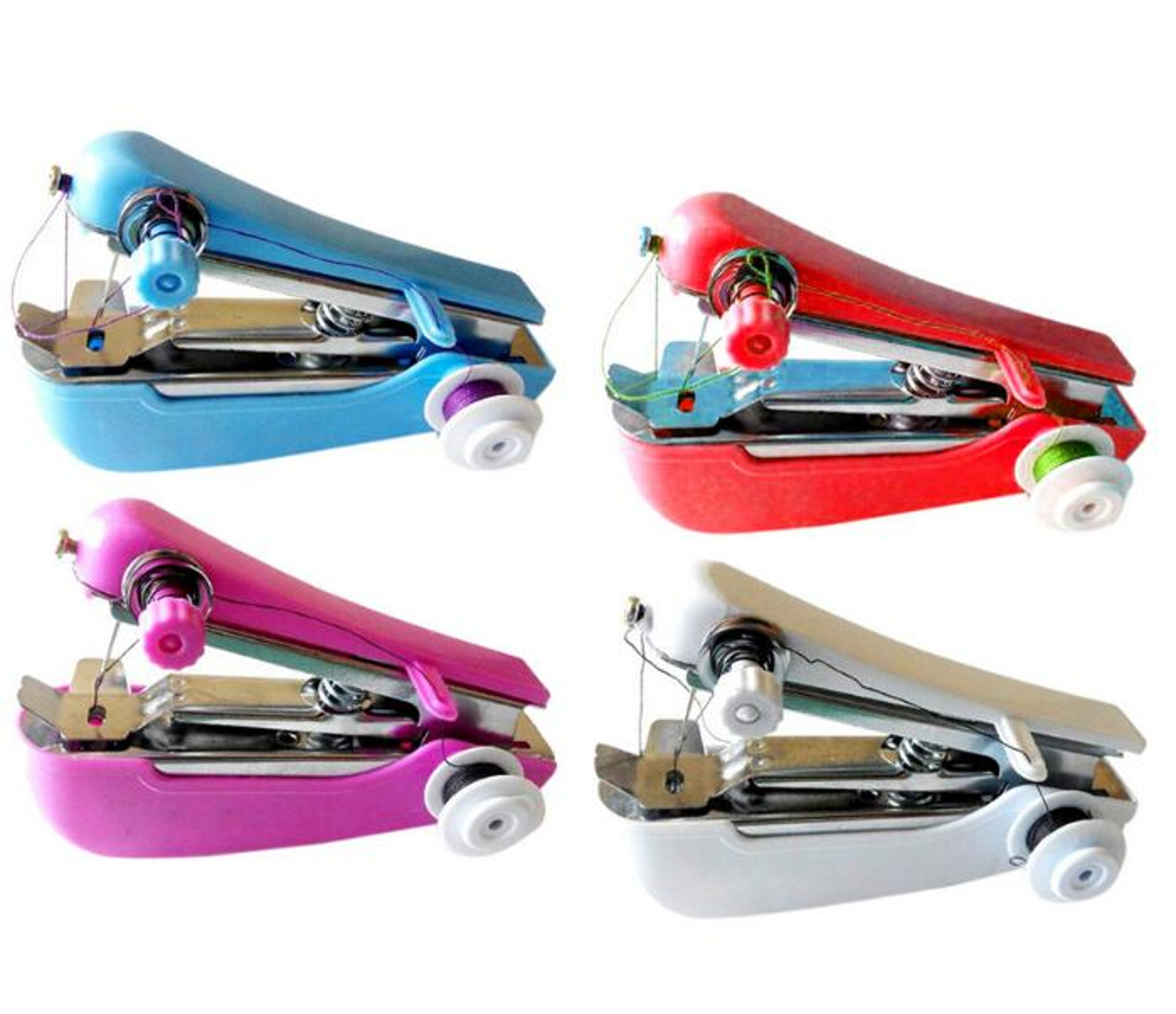 Portable Mini Sewing Kit For Travel Compact Handheld Manual Sewing Machine  Tool Set 7