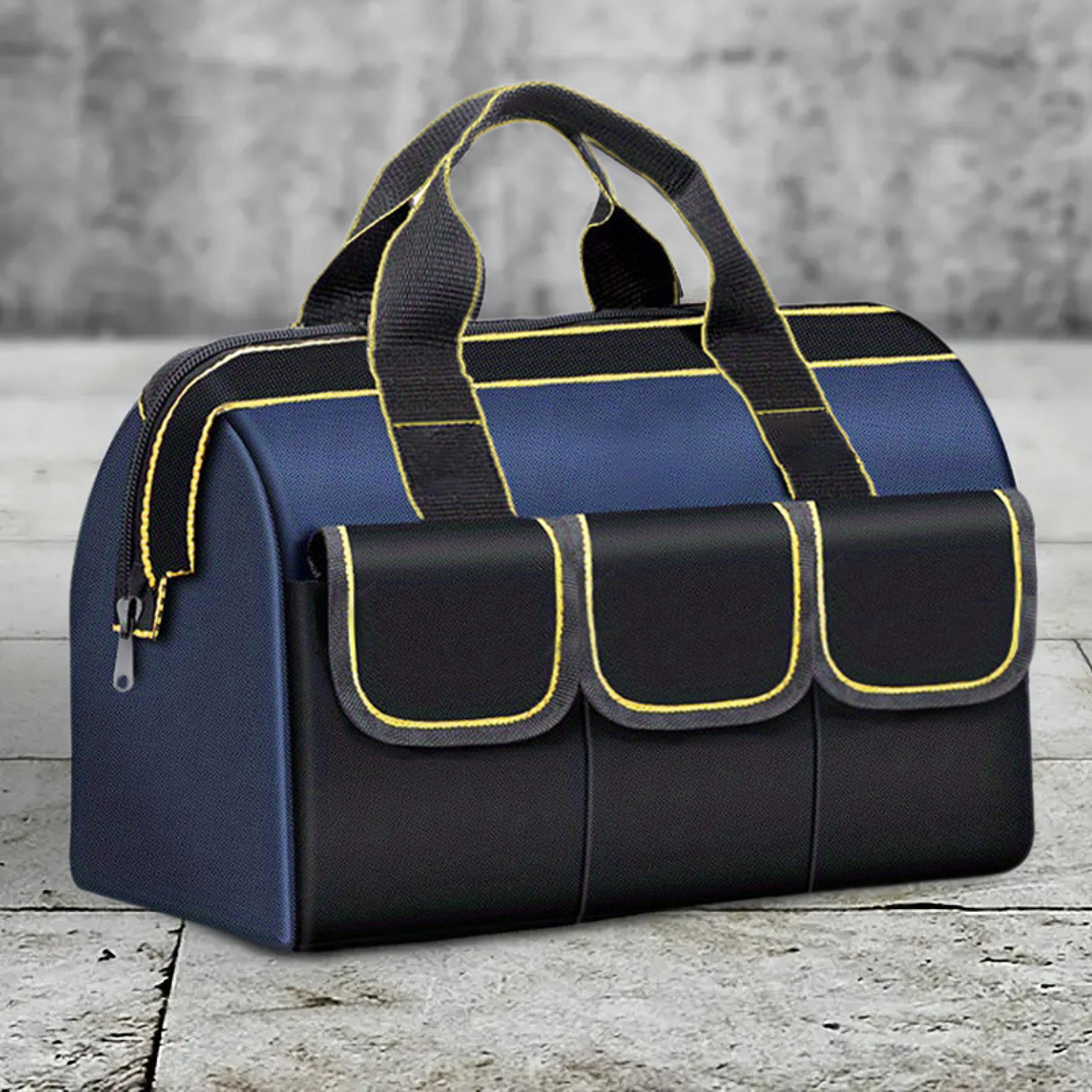 Multifunctional Tool Bag Durable Waterproof Multi Pocket Storage For Electricians  Handymen 0