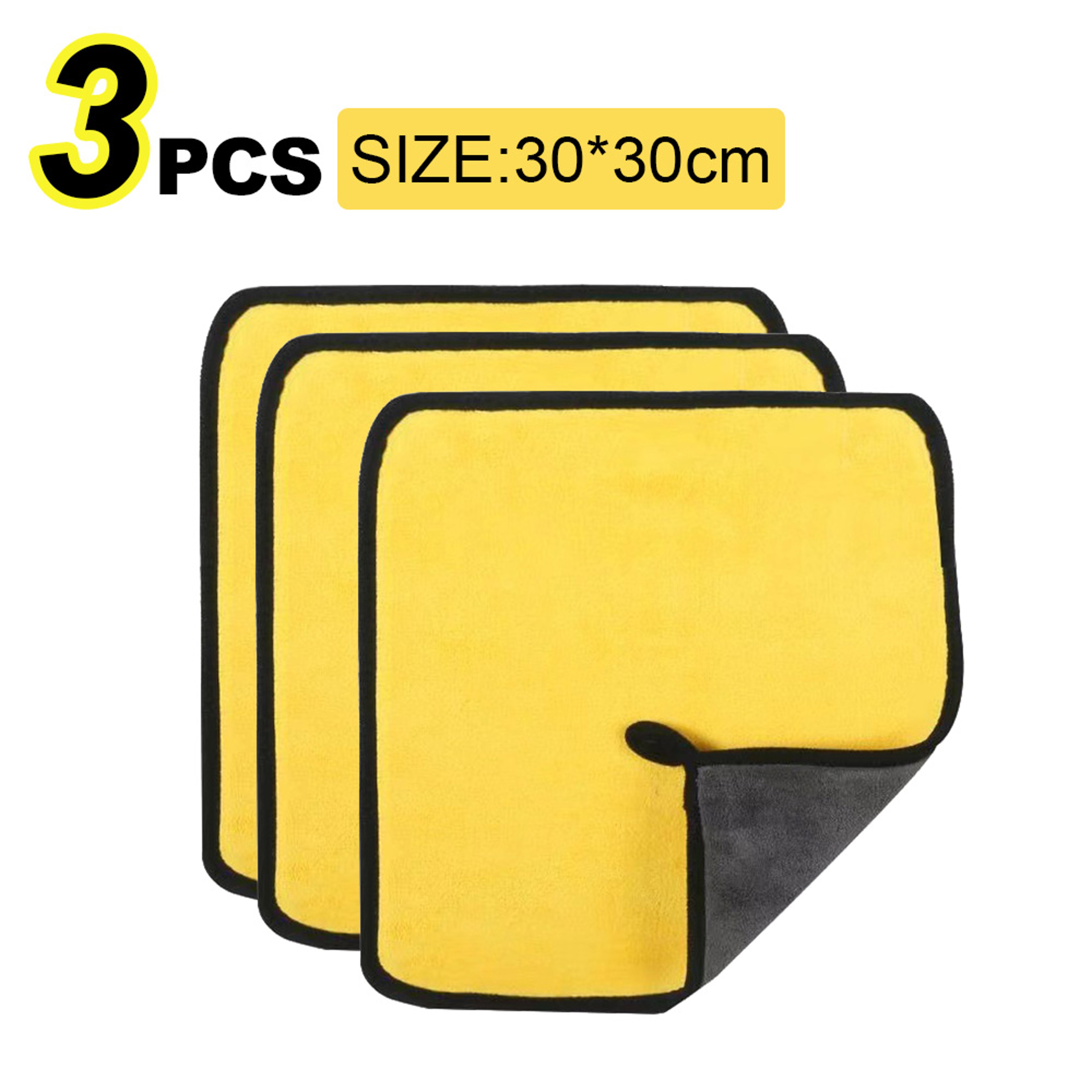 Premium Microfiber Car Cleaning Towel Soft Highly Absorbent Durable Detailing Cloth For Cars 6