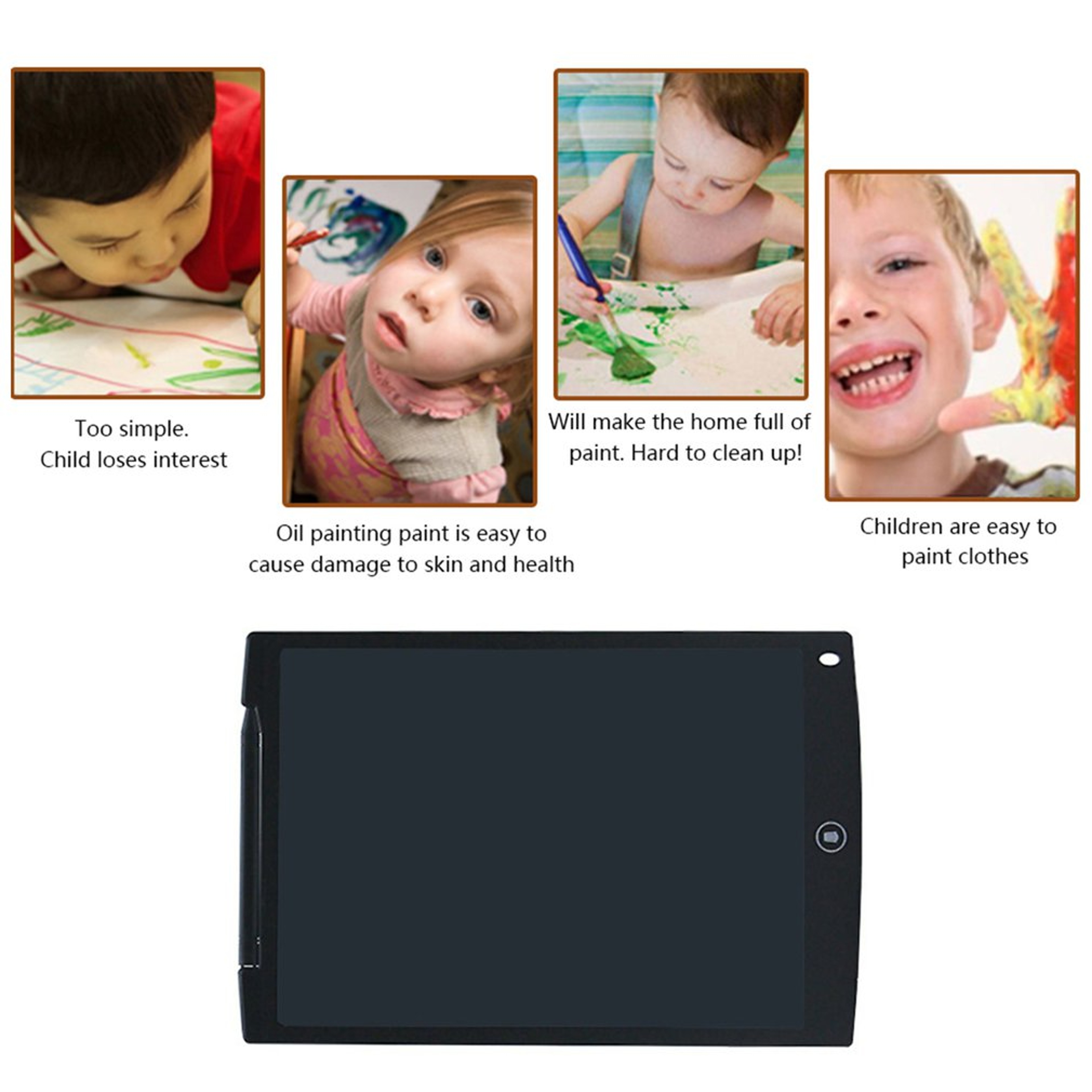 LCD Writing Tablet Portable Electronic Drawing  Handwriting Pad Ultra Thin Eco Friendly  Ergonomic  4