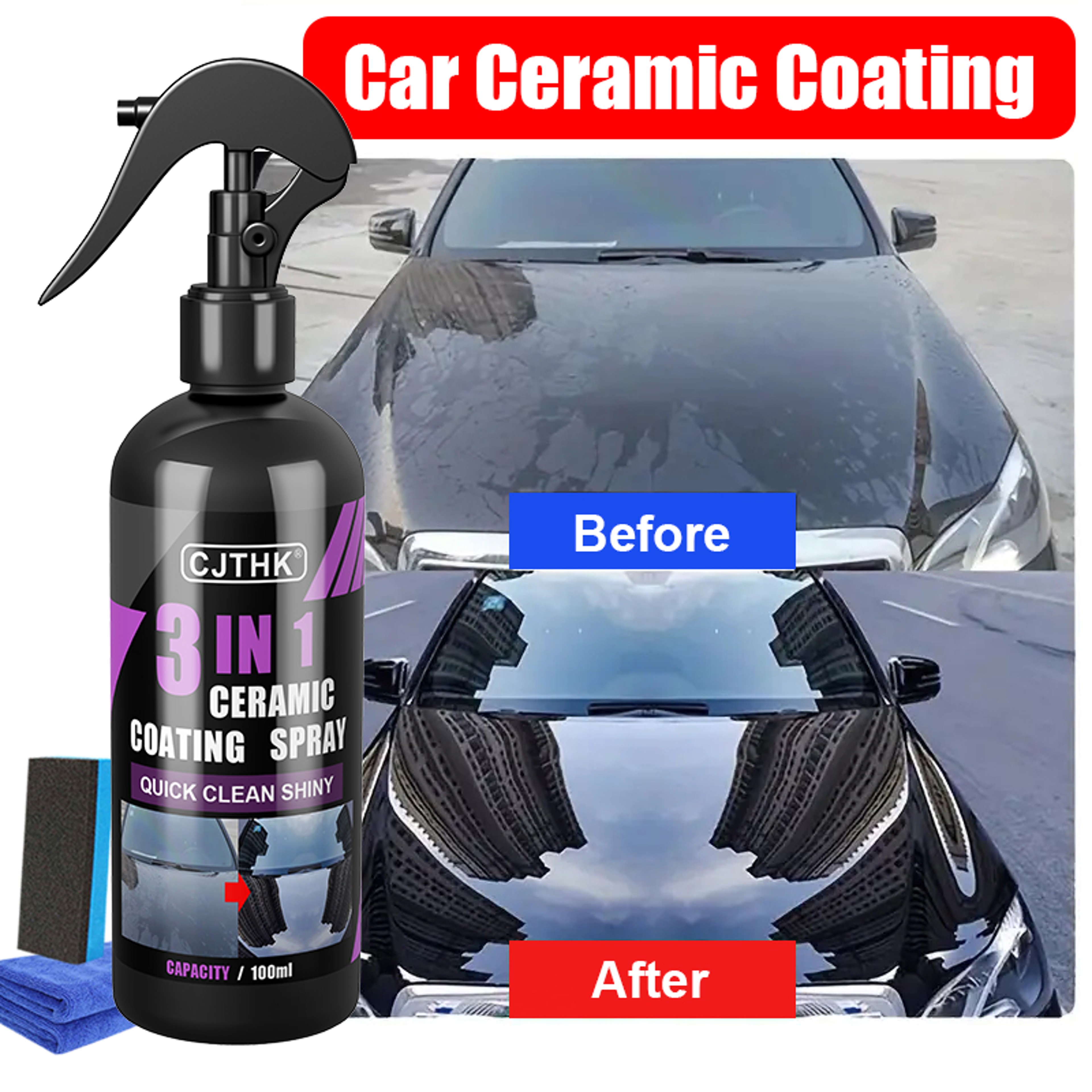 Ceramic Nano Coating Liquid For Car Paint Protection Hydrophobic Nano Crystal Coating Agent 1